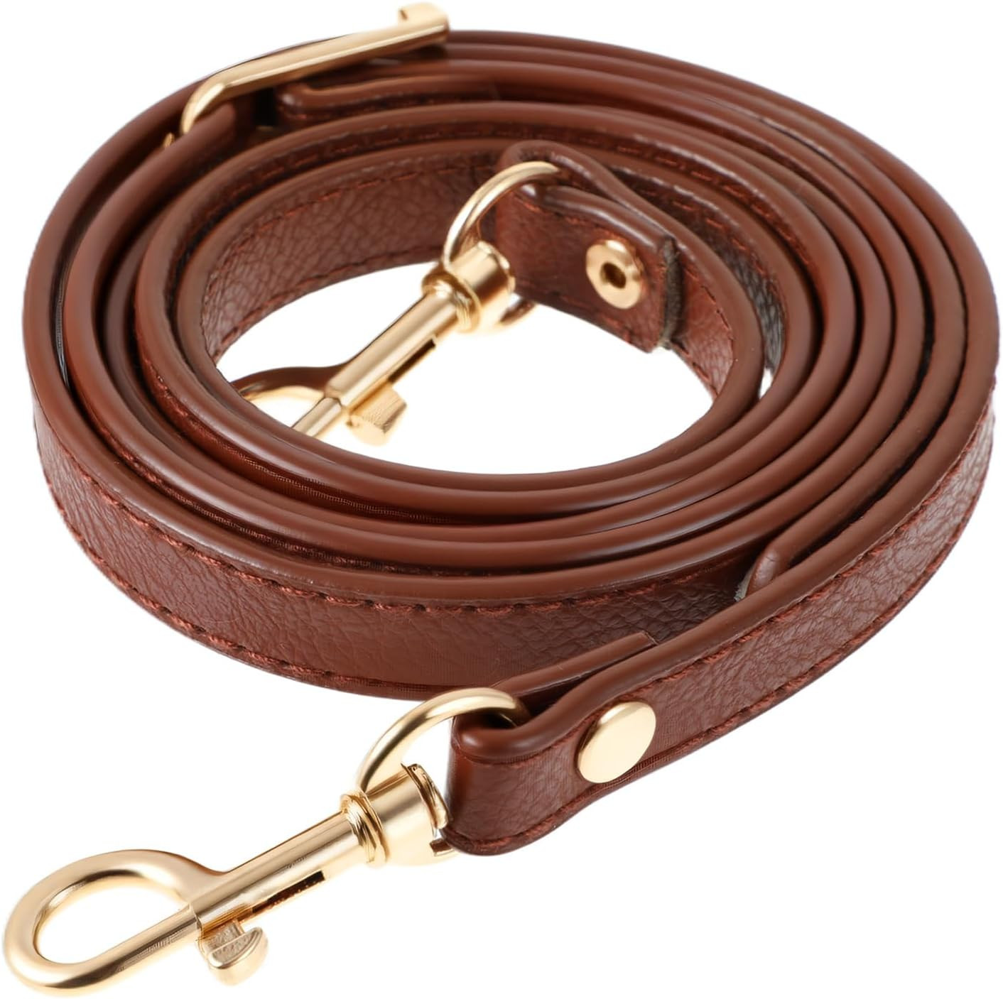 Leather Purse Strap Replacement Brown Leather Crossbody Strap Adjustable