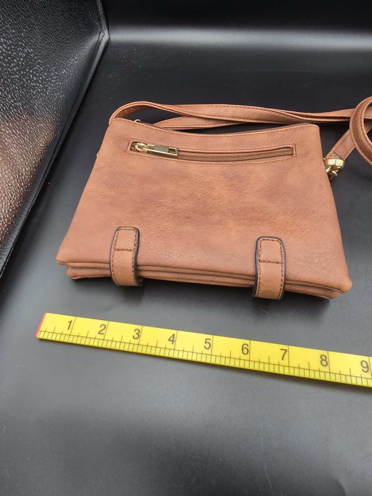 Un-branded Small Crossbody Purse In Brown