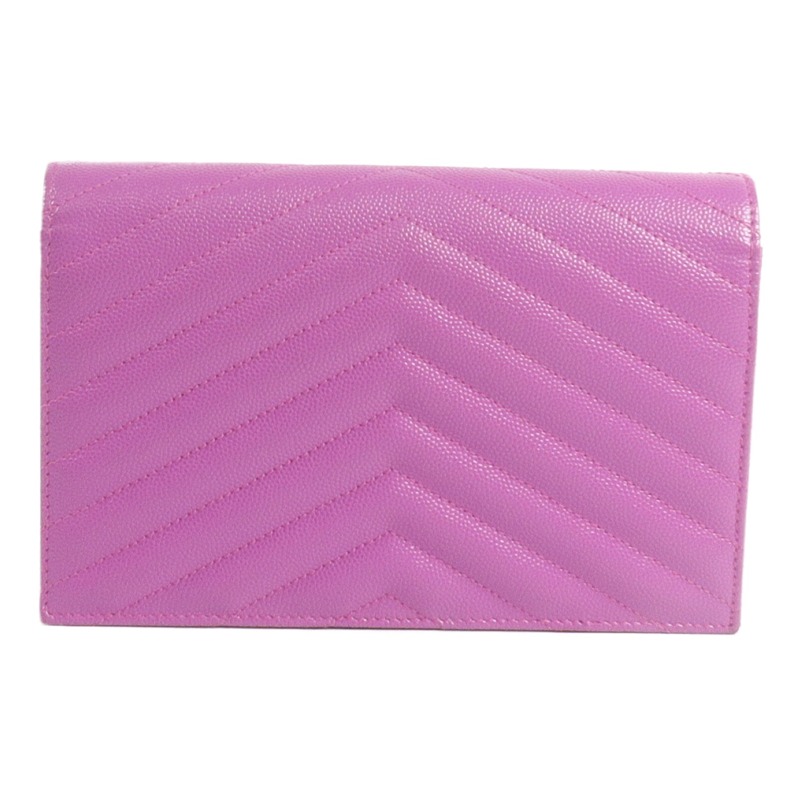 SAINT LAURENT YSL SHW Cassandra Envelope Chain Wallet Bag GNC393953 Calfskin