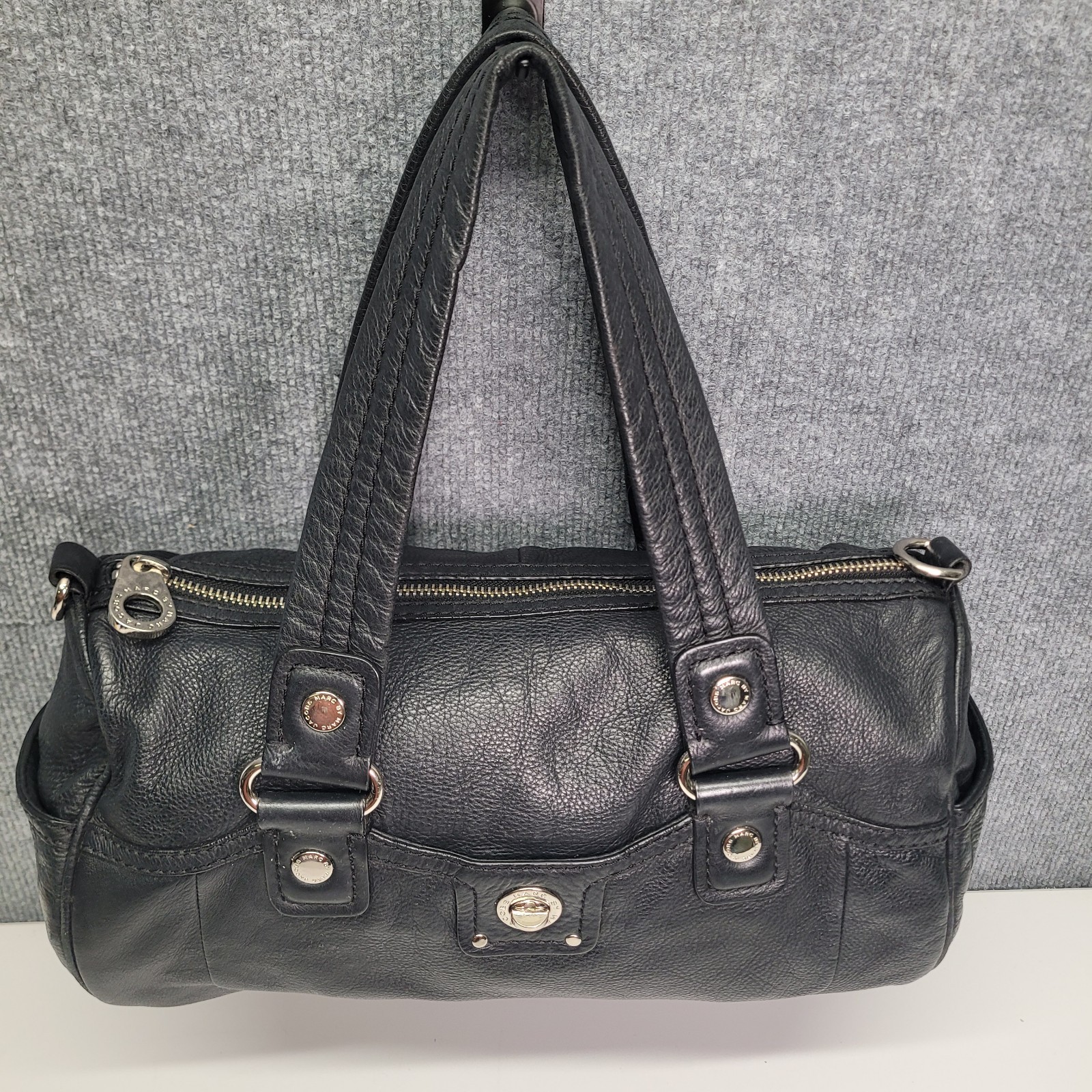 Vintage MARC By MARC JACOBS Totally TurnLock Satchel bag Y2K Black Leather