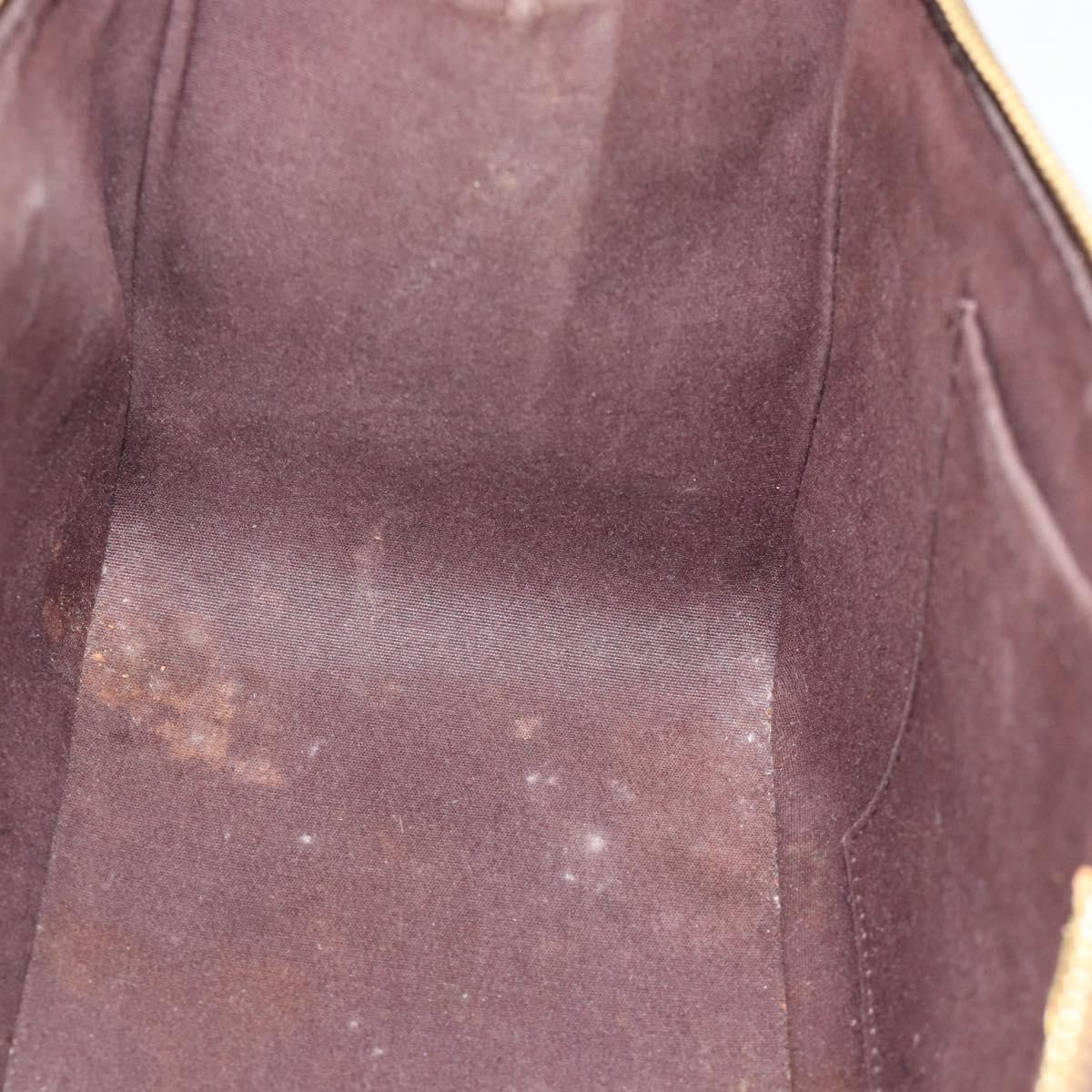 LOUIS VUITTON Monogram Vernis Rosewood Avenue Bag Amarante M93510 Auth 181119