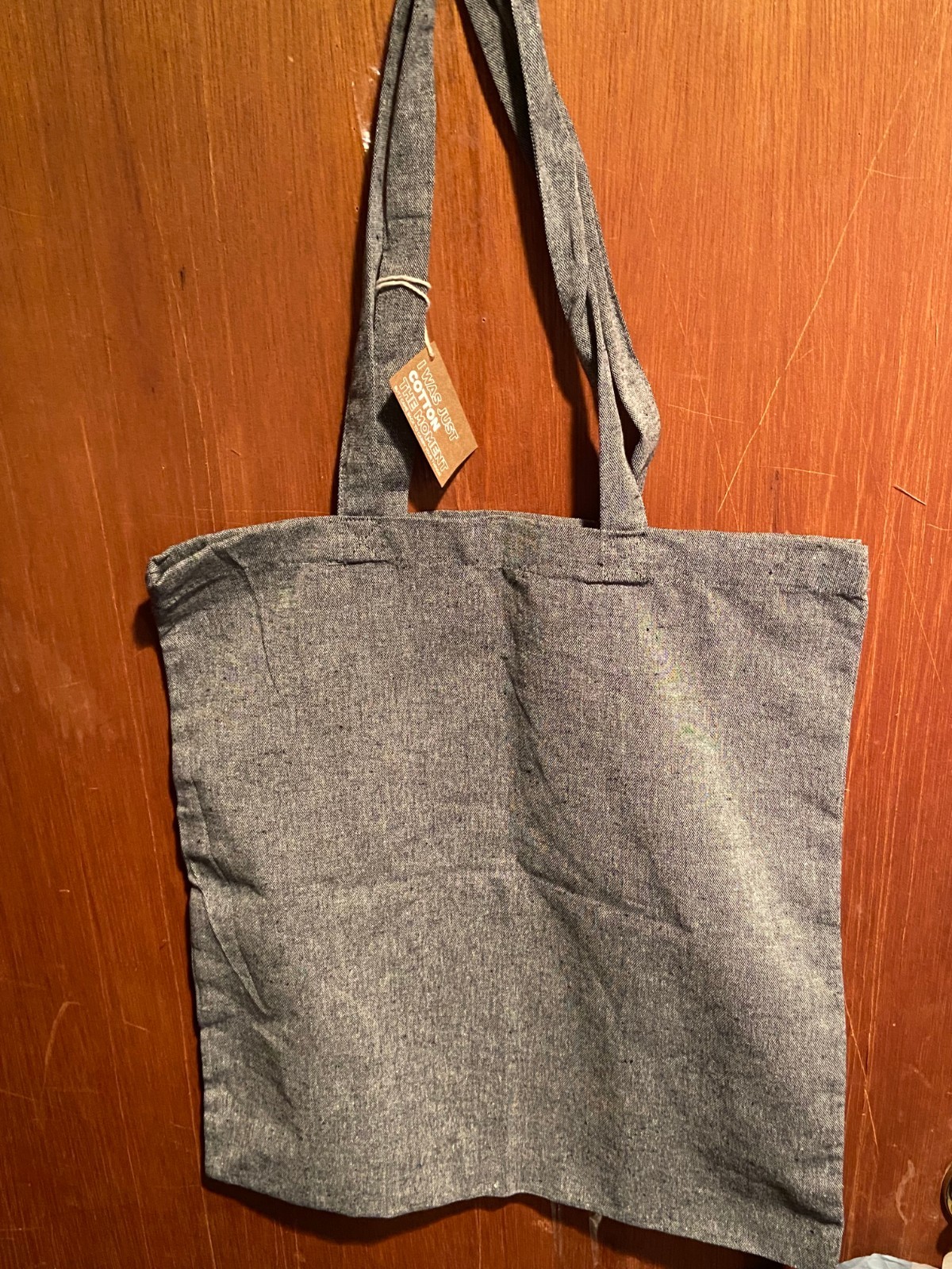 Shake Shack Blink Recycled Cotton Gray Tote Bag 16″ X 14 3/4″ *NEW* s2