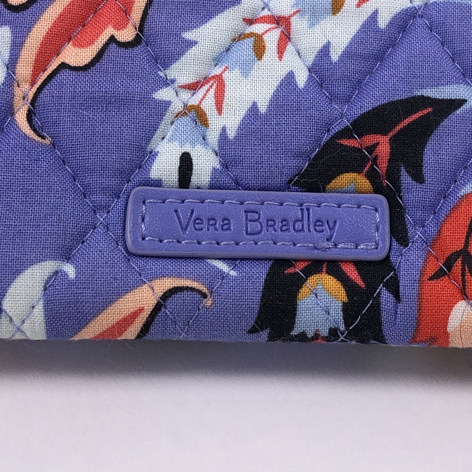 Vera Bradley Corner Zip RFID Wristlet/Wallet MURAL GARDEN