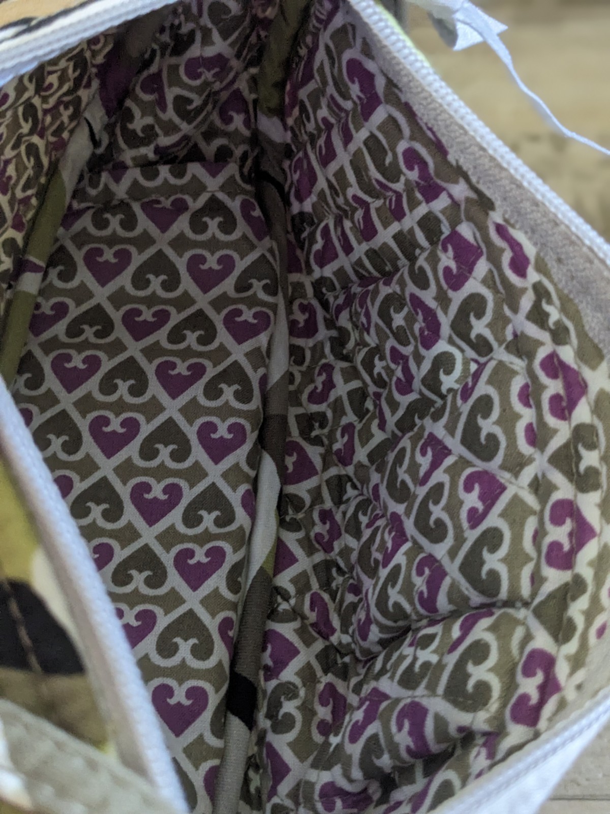 Spring Summer Small Vera Bradley Frannie Portobello Road Crossbody/Shoulder Bag