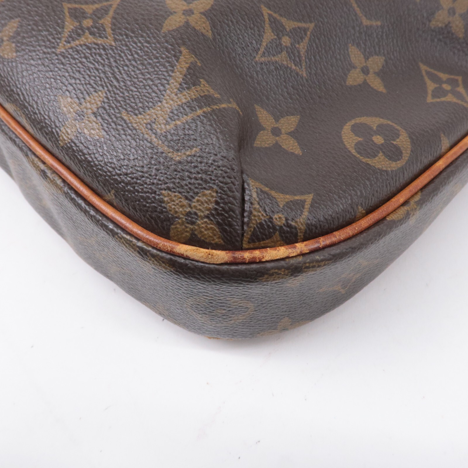 Louis Vuitton Monogram Odeon PM Shoulder Bag Brown M56390 Auth Used