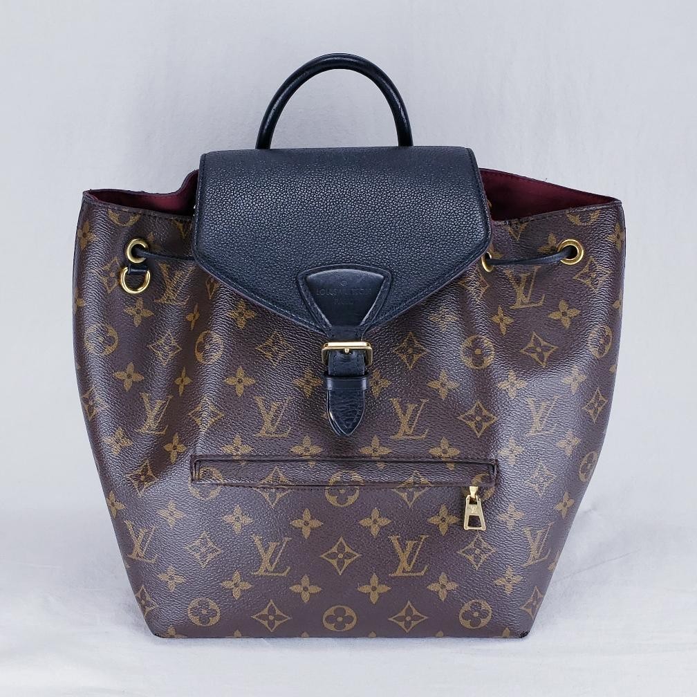 Louis Vuitton Montsouris NM PM Monogram Noir Backpack M45515 (PB1030213)