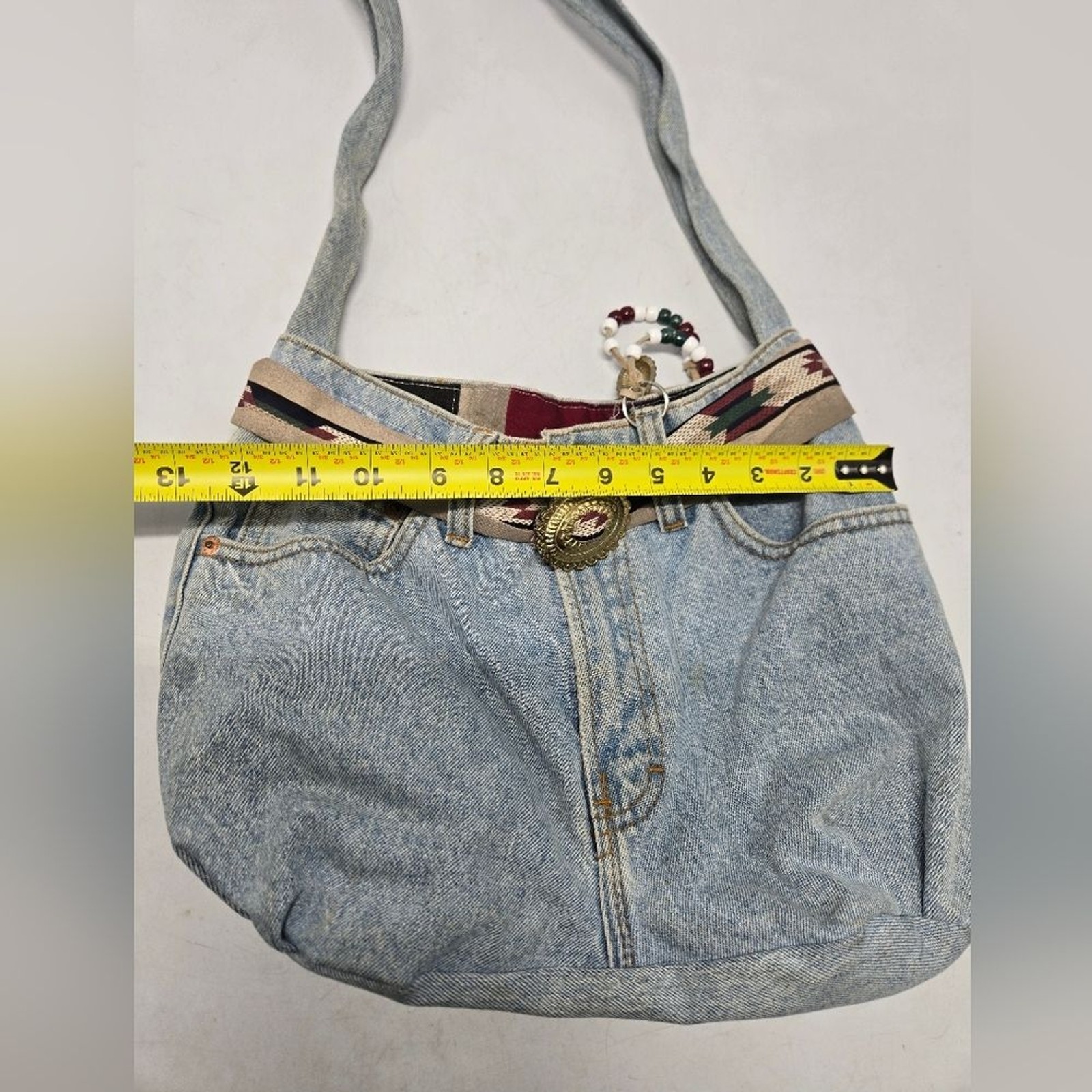 Jordache Handmade Denim Hobo Bag