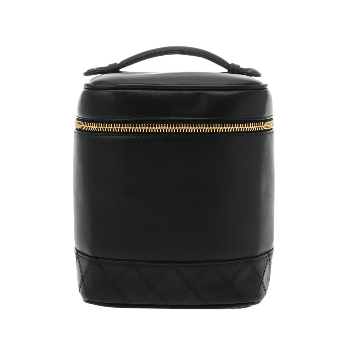 Chanel A01619 Handbag Calfskin Black #WB8176