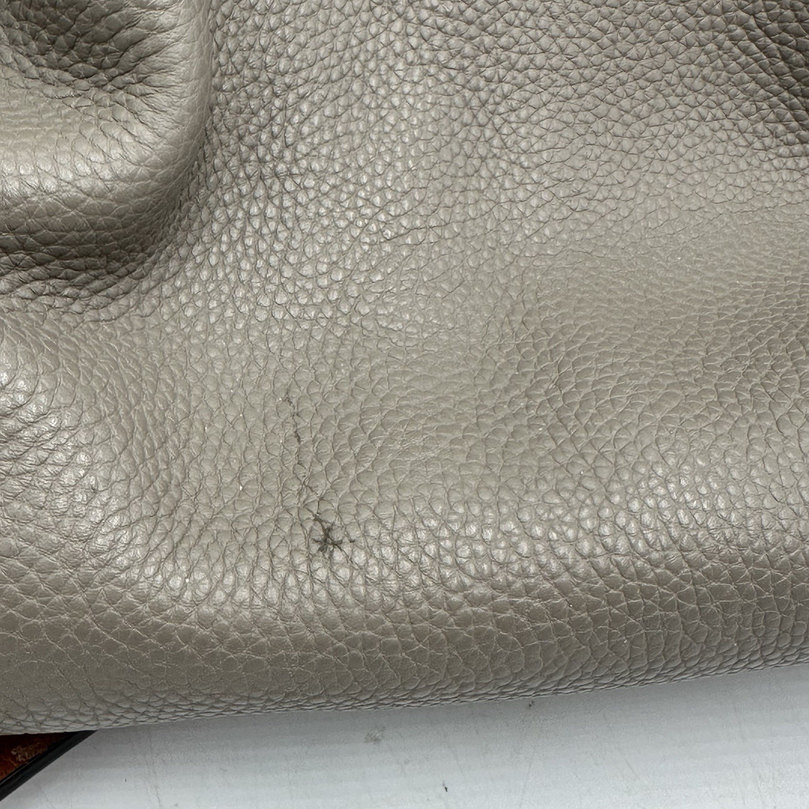 Dooney & Bourke Pebble Grain Medium/large Zip Barlow Purse In Elephant Nice