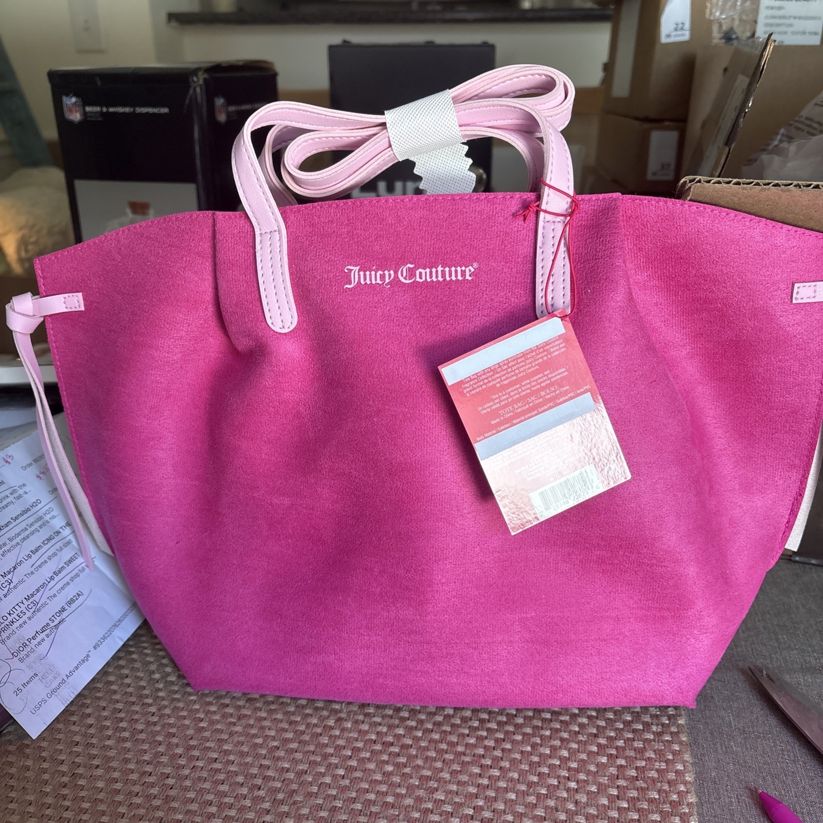juicy couture tote bag pink