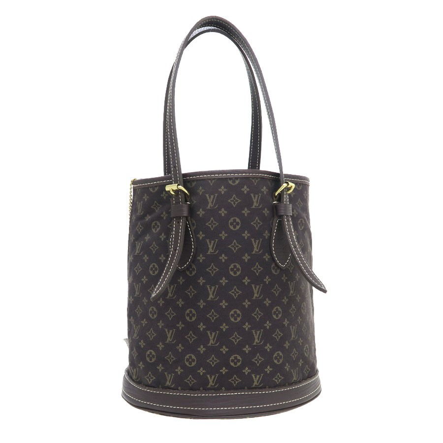 Louis Vuitton Run Bucket PM M95226 Coated Canvas Brown Shoulder Bag #SAB15727