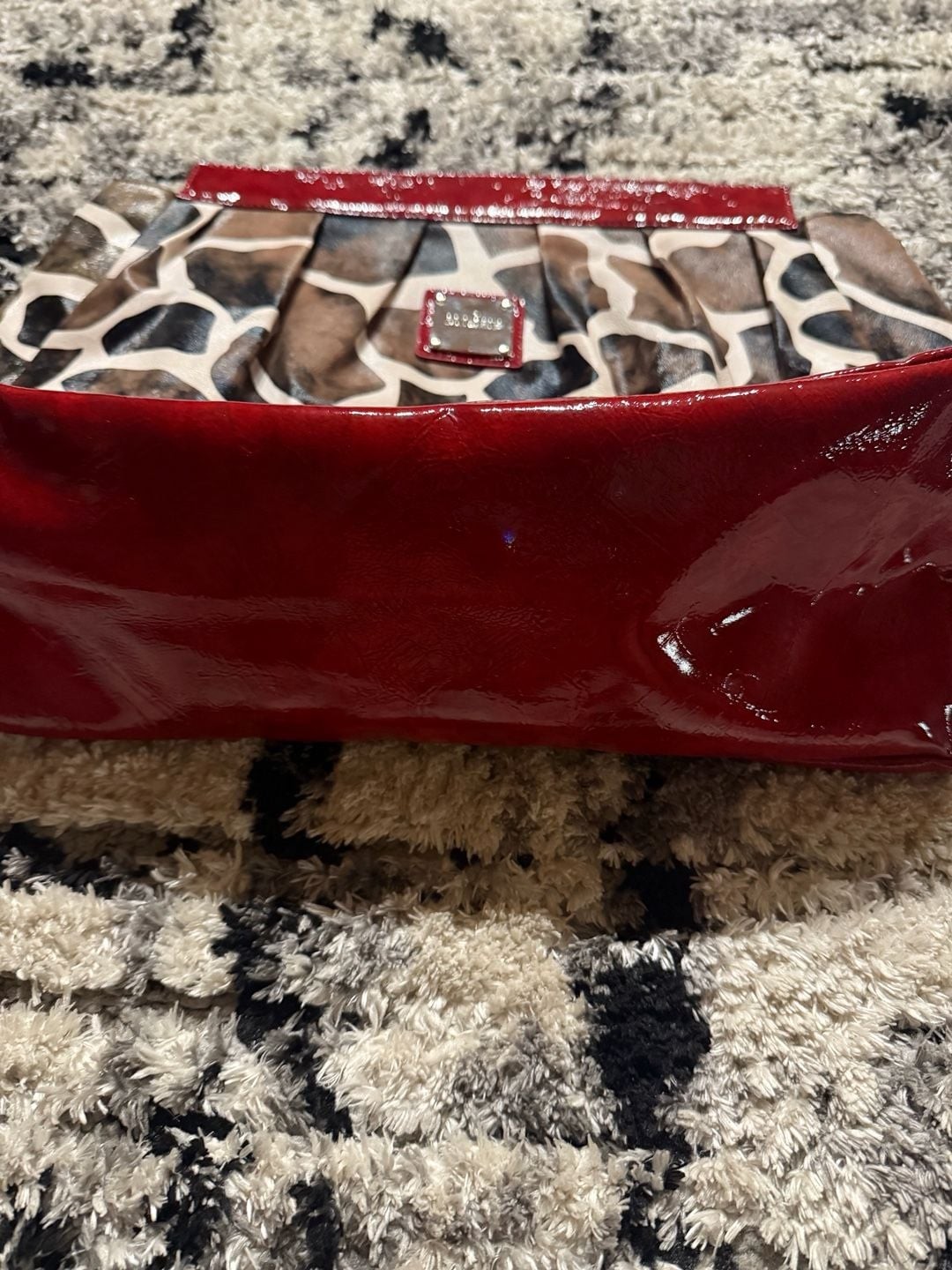 Miche Prima Lexi Shell Interchangeable Large Bag Cover, Giraffe Print with Red P