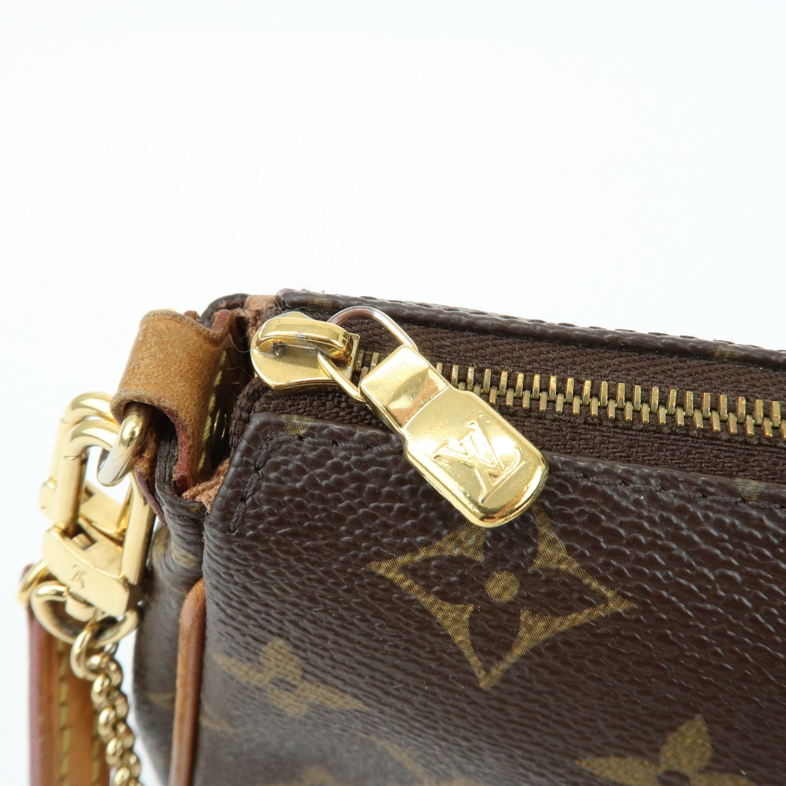Louis Vuitton Monogram Eva 2Way Chain Shoulder Bag Pouch M95567 Auth Used F/S