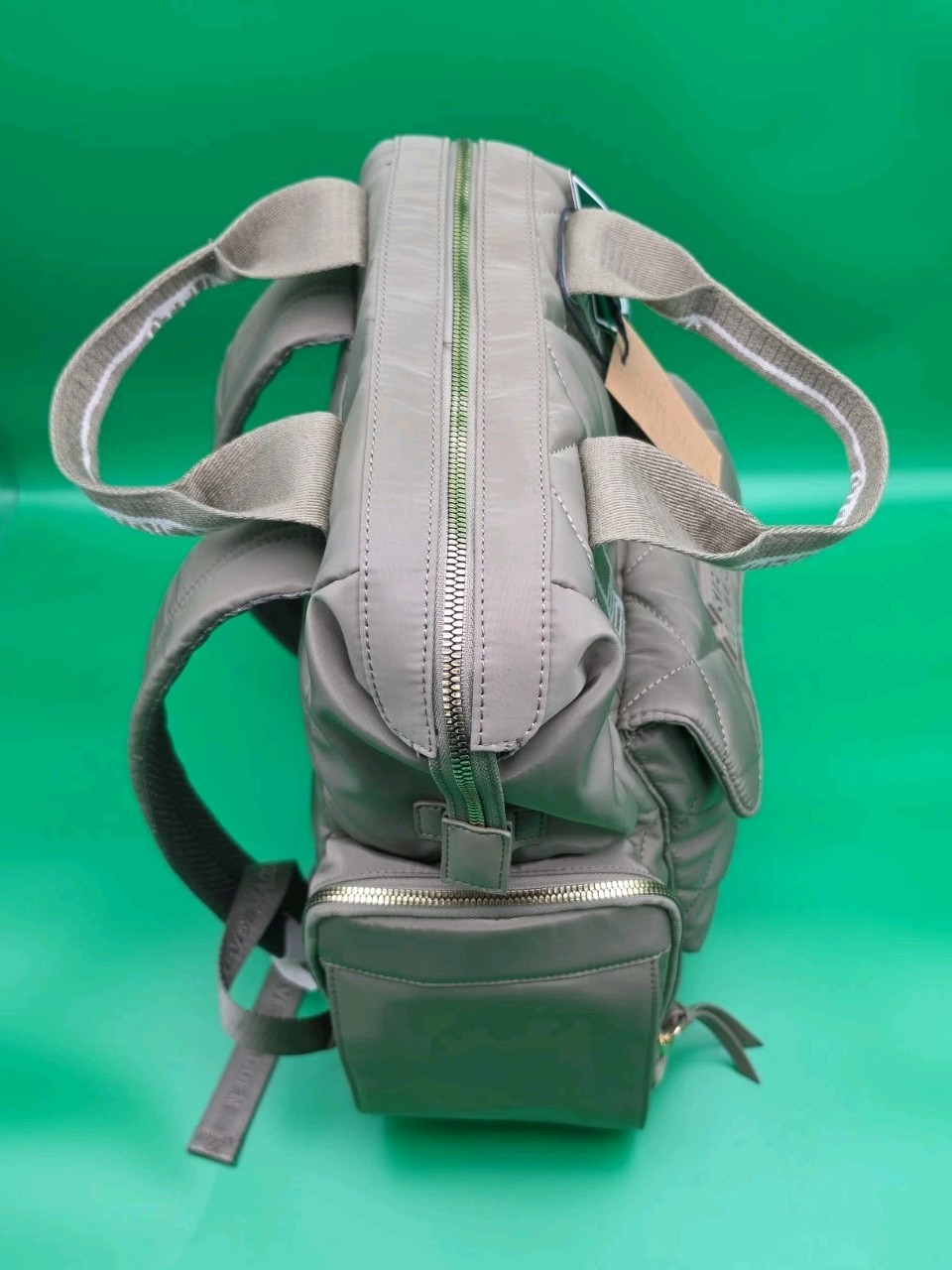 Steve Madden Baby Bag Olive Green Backpack Model DD382315 NEW