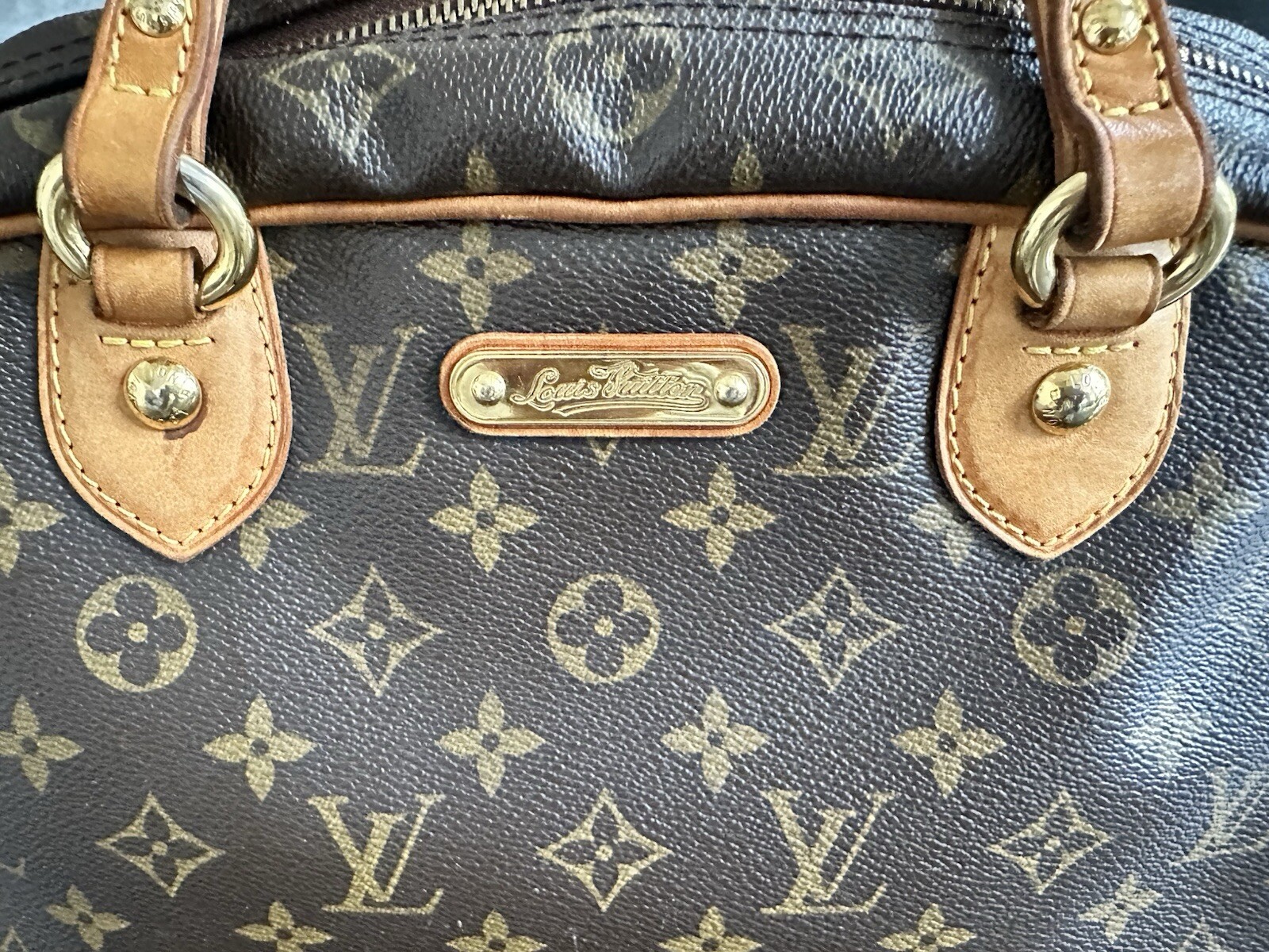 Louis Vuitton Montorgueil Shoulder Bag PM Brown Canvas
