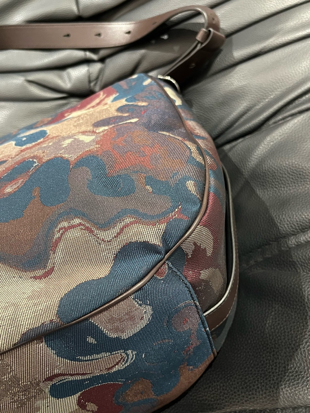 Dior Saddle Normal Multicolor Camouflage Jacquard Canvas Shoulder/Crossbody Bag
