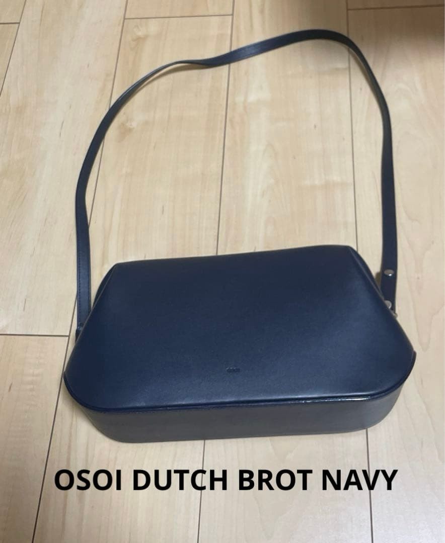 OSOI Dutch Brot Shoulder Crossbody Bag Purse in Navy USED Good Condition