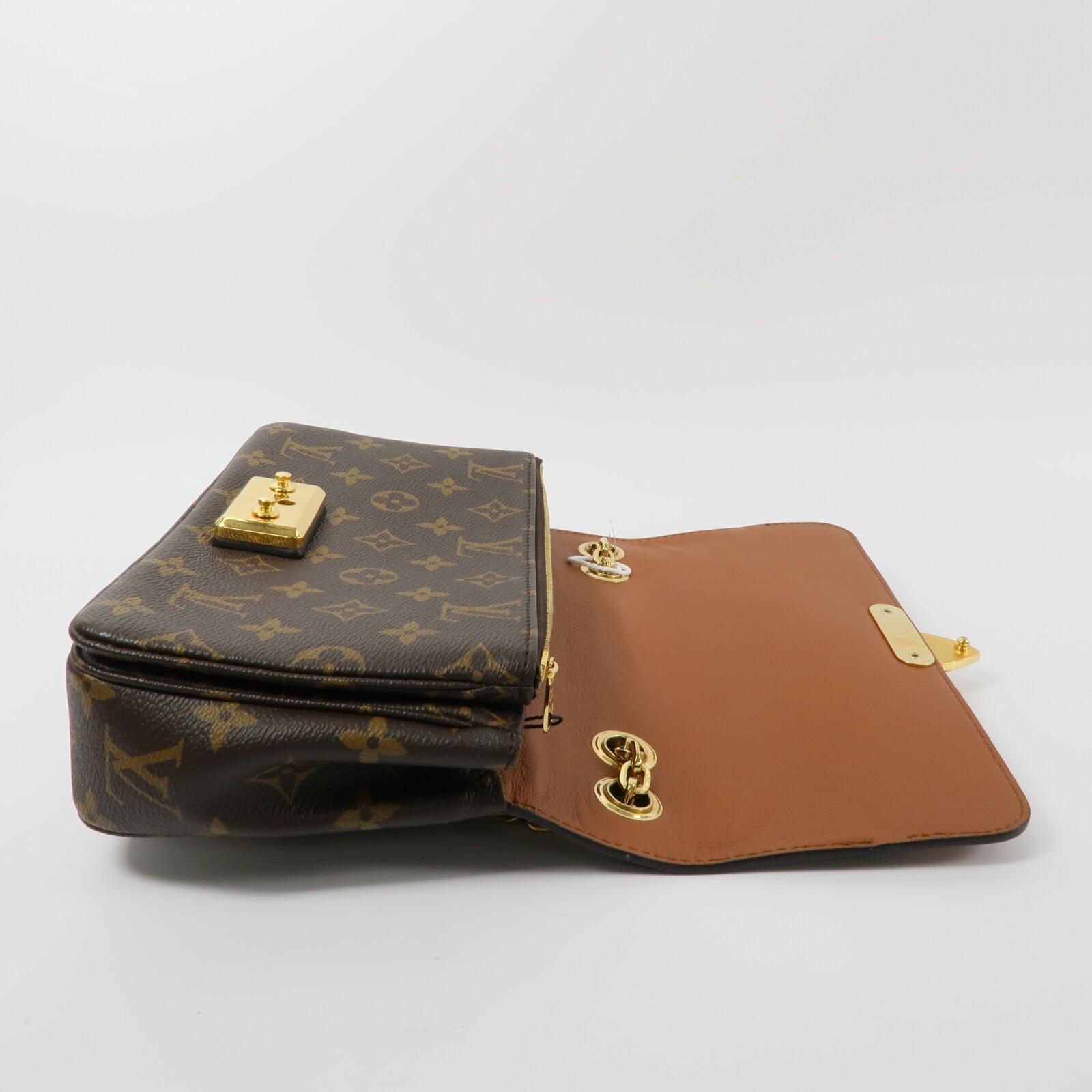 LOUIS VUITTON LV GHW Marceau Chain Shoulder Bag M46127 Monogram Brown