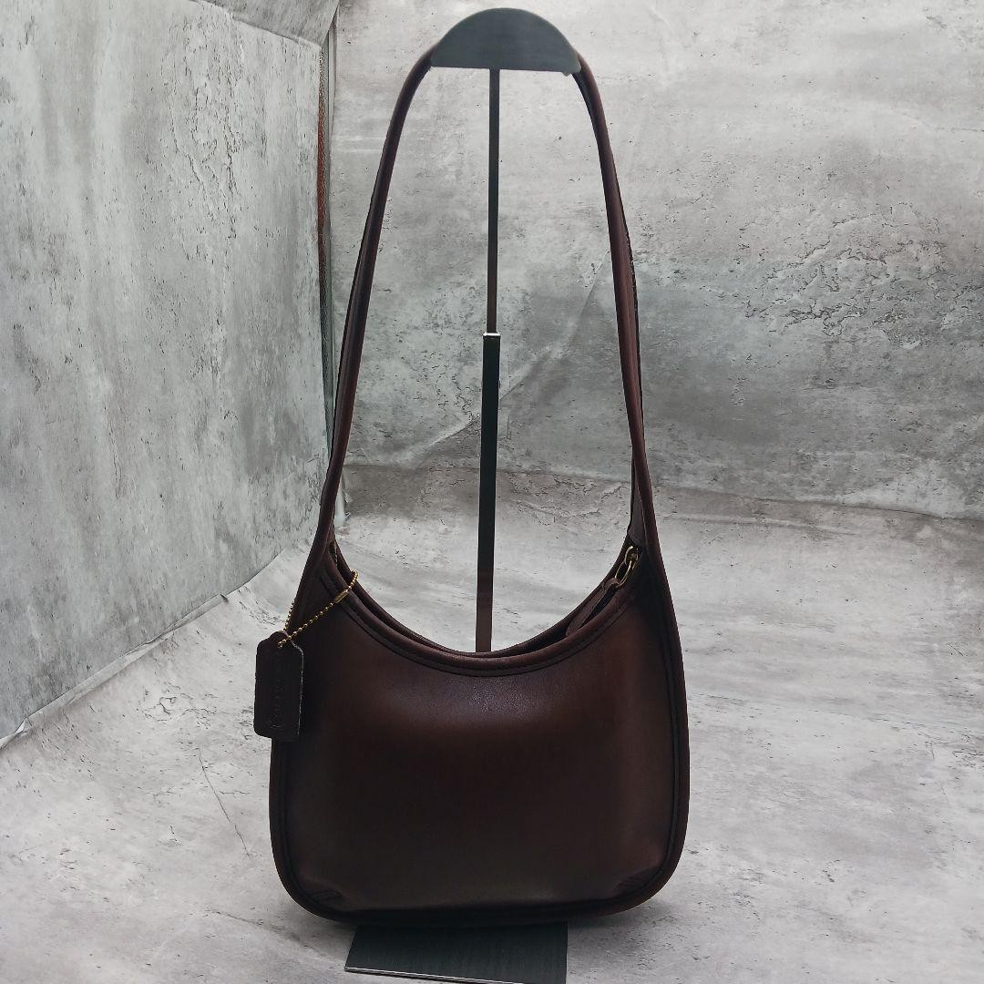 Old Coach Ergo One Shoulder Bag Charm 9020 Brown