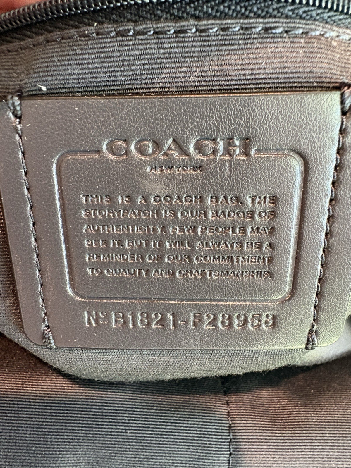 Coach Blue Zip Backpack w/ Pouch, Embroidered Logo, Lined Inner/Outer PocketsNWT