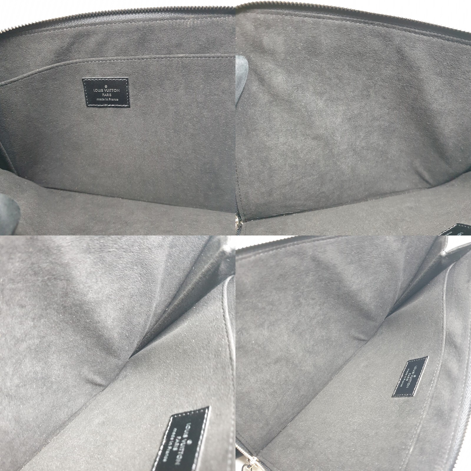 Authentic Louis Vuitton Pochette Jour PM With Dust Bag Engraved Initials LF175