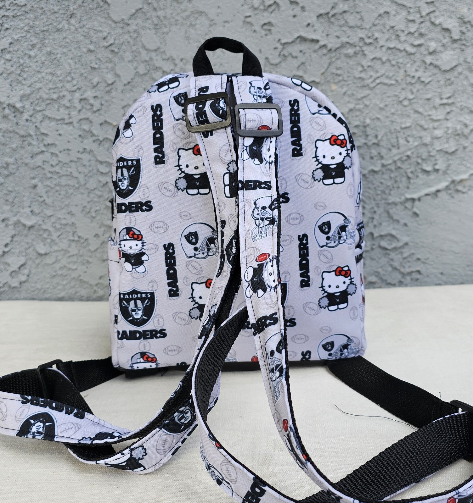 HELLO KITTY RAIDERS GREY ANIME MINI BACKPACK