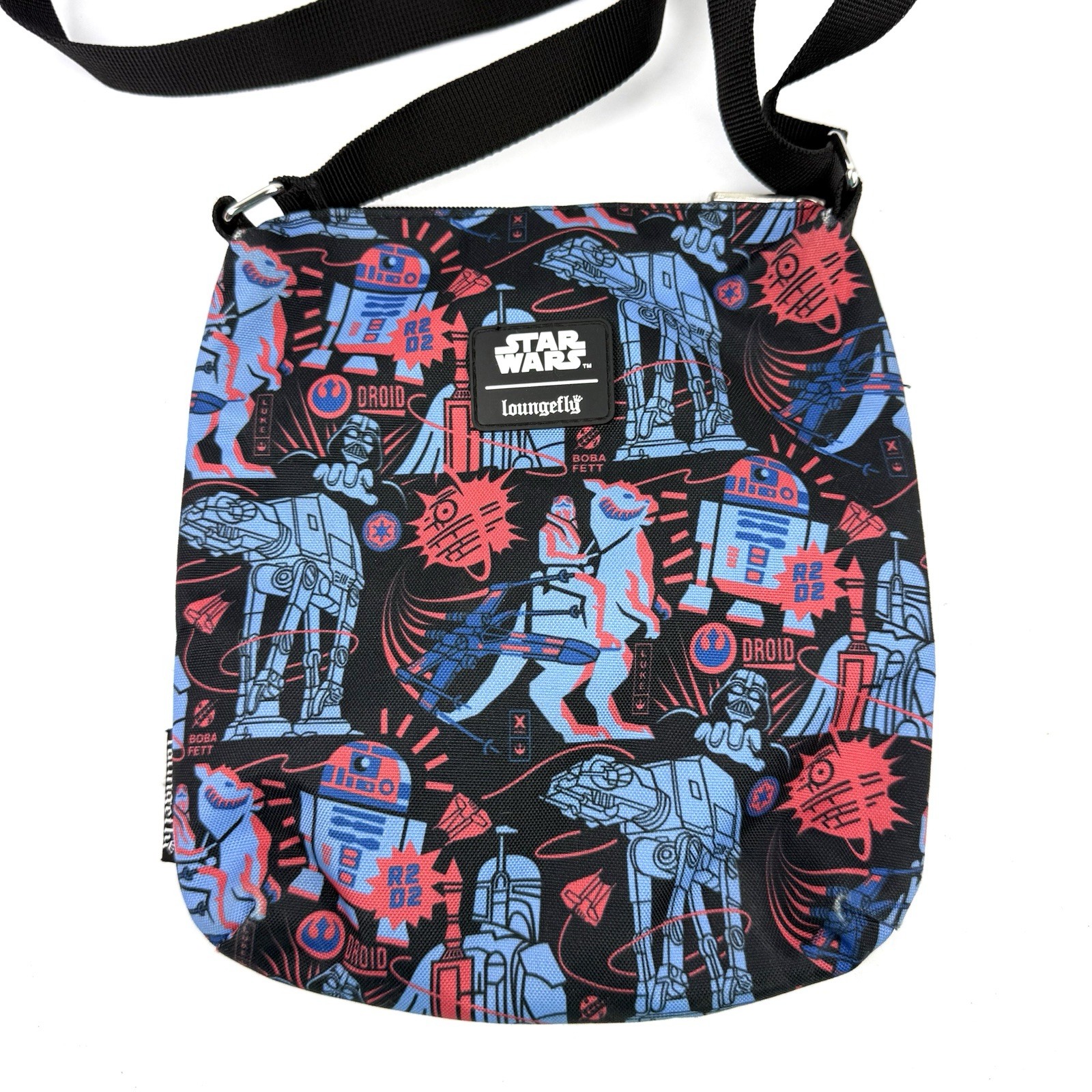 Loungefly Star Wars 40th Anniversary Empire Strikes Back Crossbody Bag Canvas