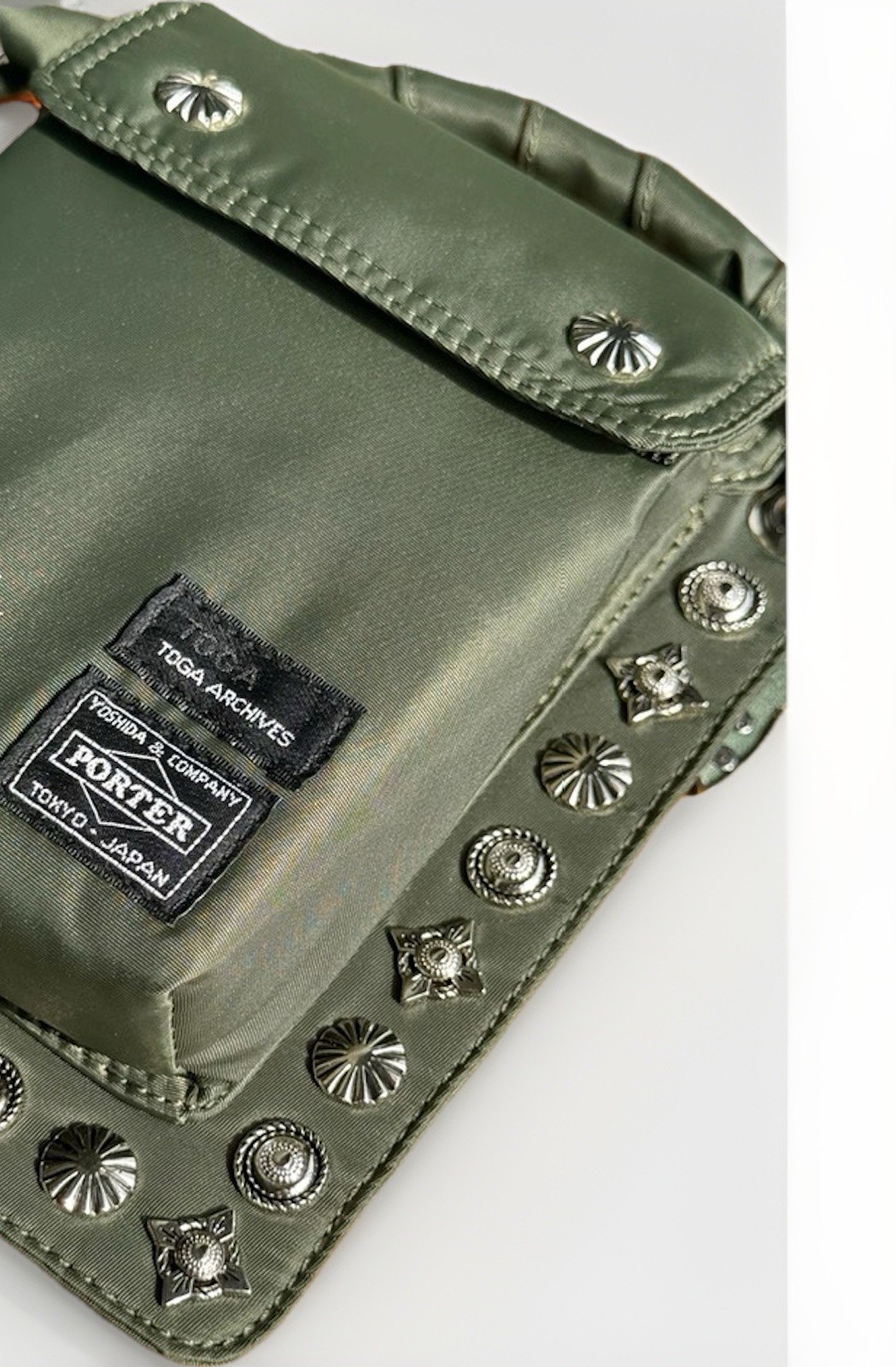 Head Porter Yoshida 24Ss Toga Archives Shoulder Pouch Green Bag Made In Japan