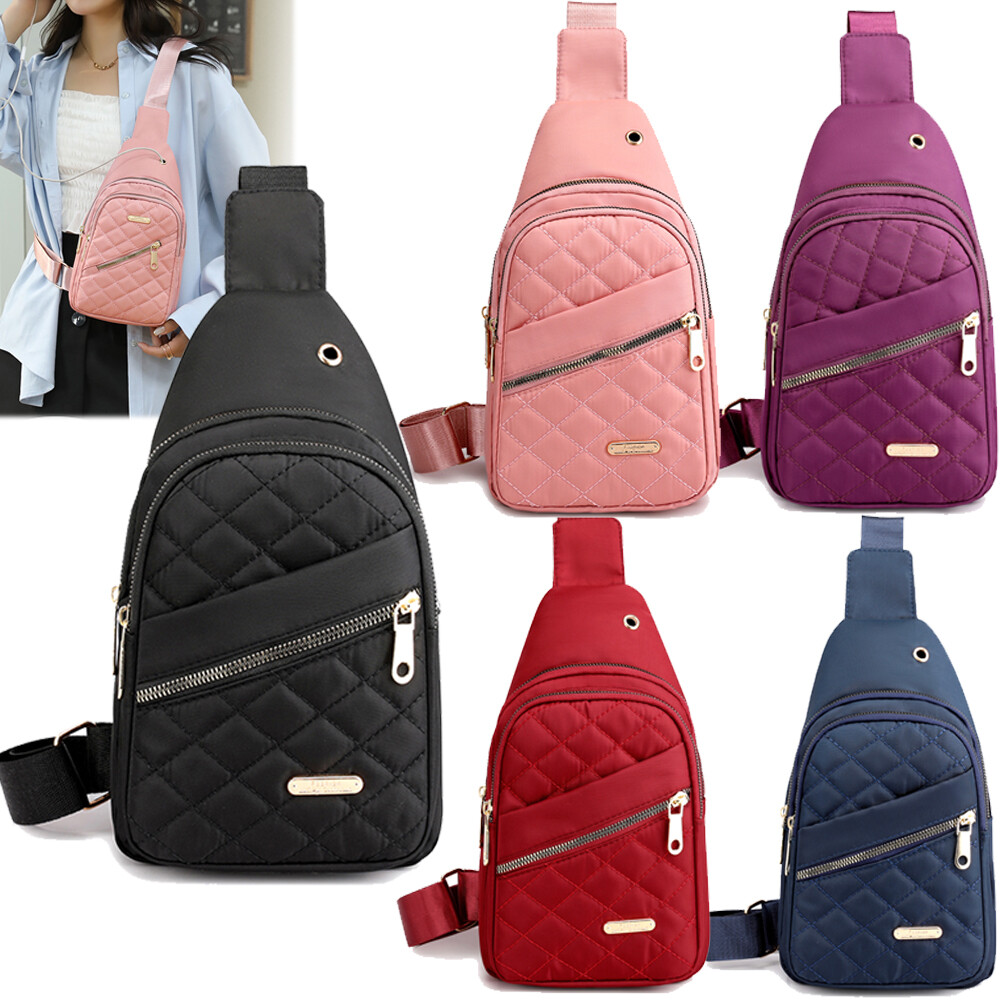 Women Crossbody Shoulder Bags Chest Sling Bag Fanny Packs Travel Sports Backpack