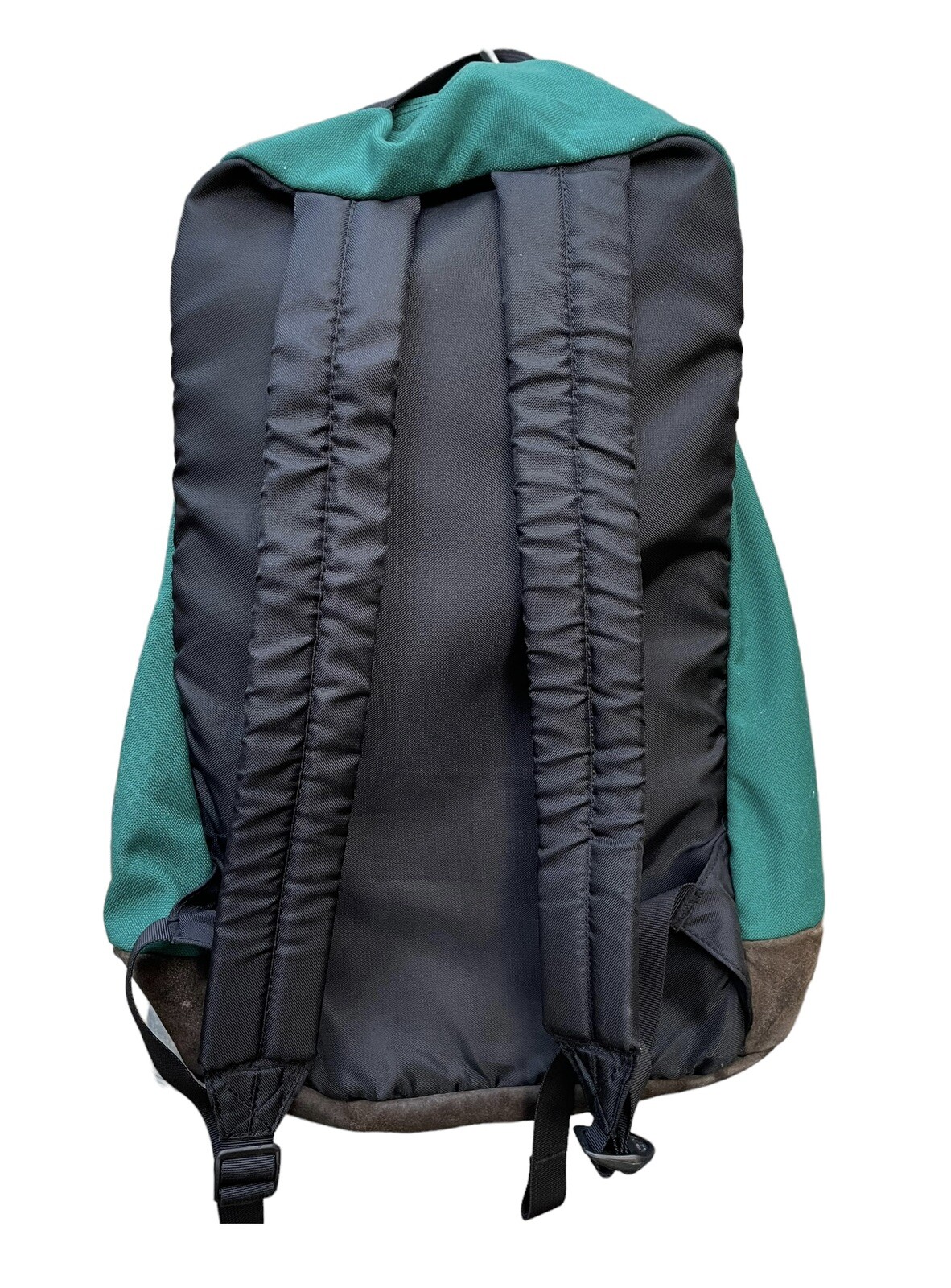 Rare 90s Vintage Nike Forest Green Leather Backpack Made In Korea
