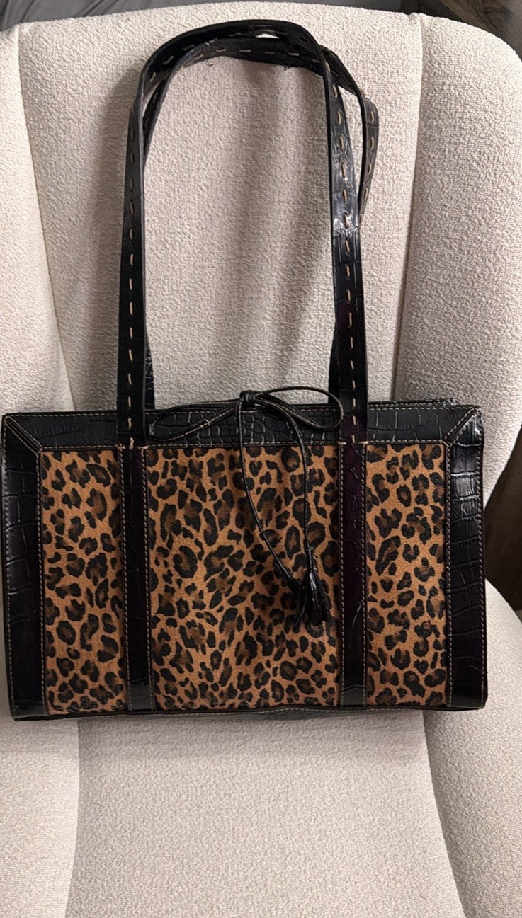 Liz Claiborne Leopard Animal Print Tote