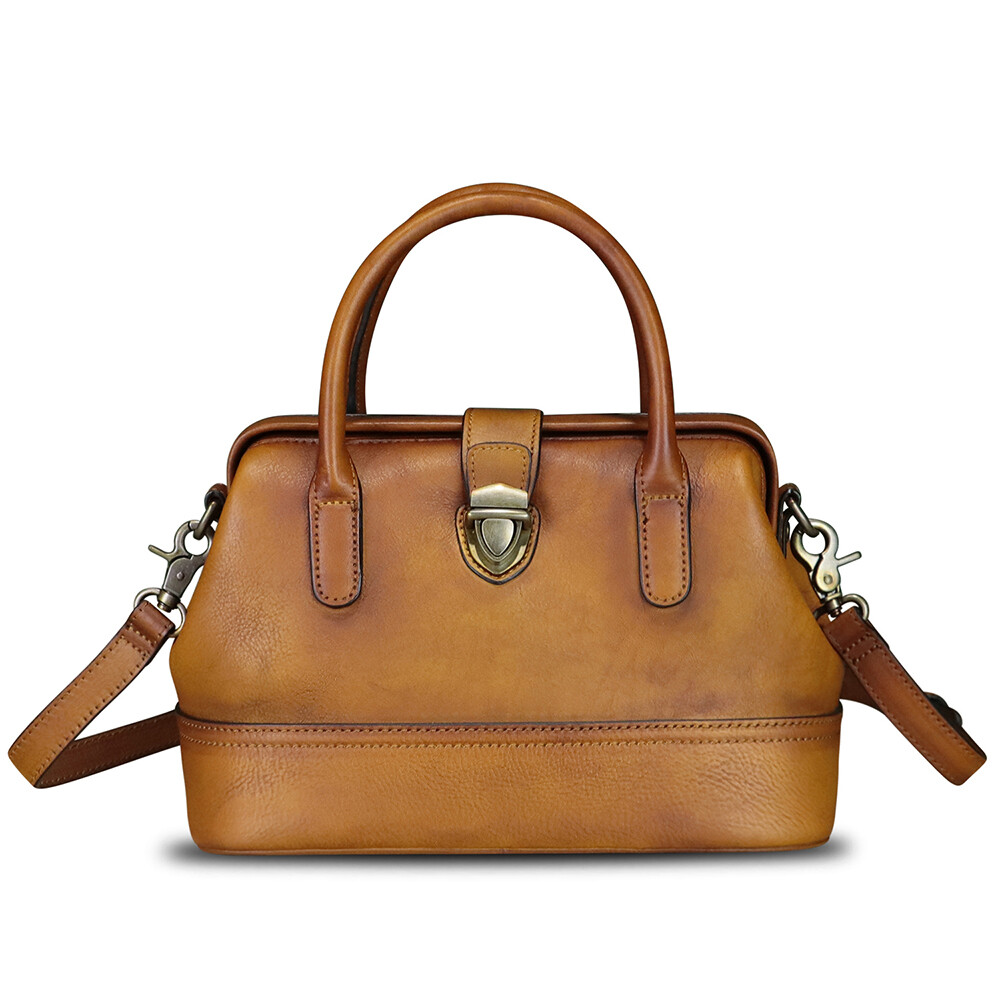 Purses and Handbags Genuine Leather Vintage Women Shoulder Bag Crossbody Bag