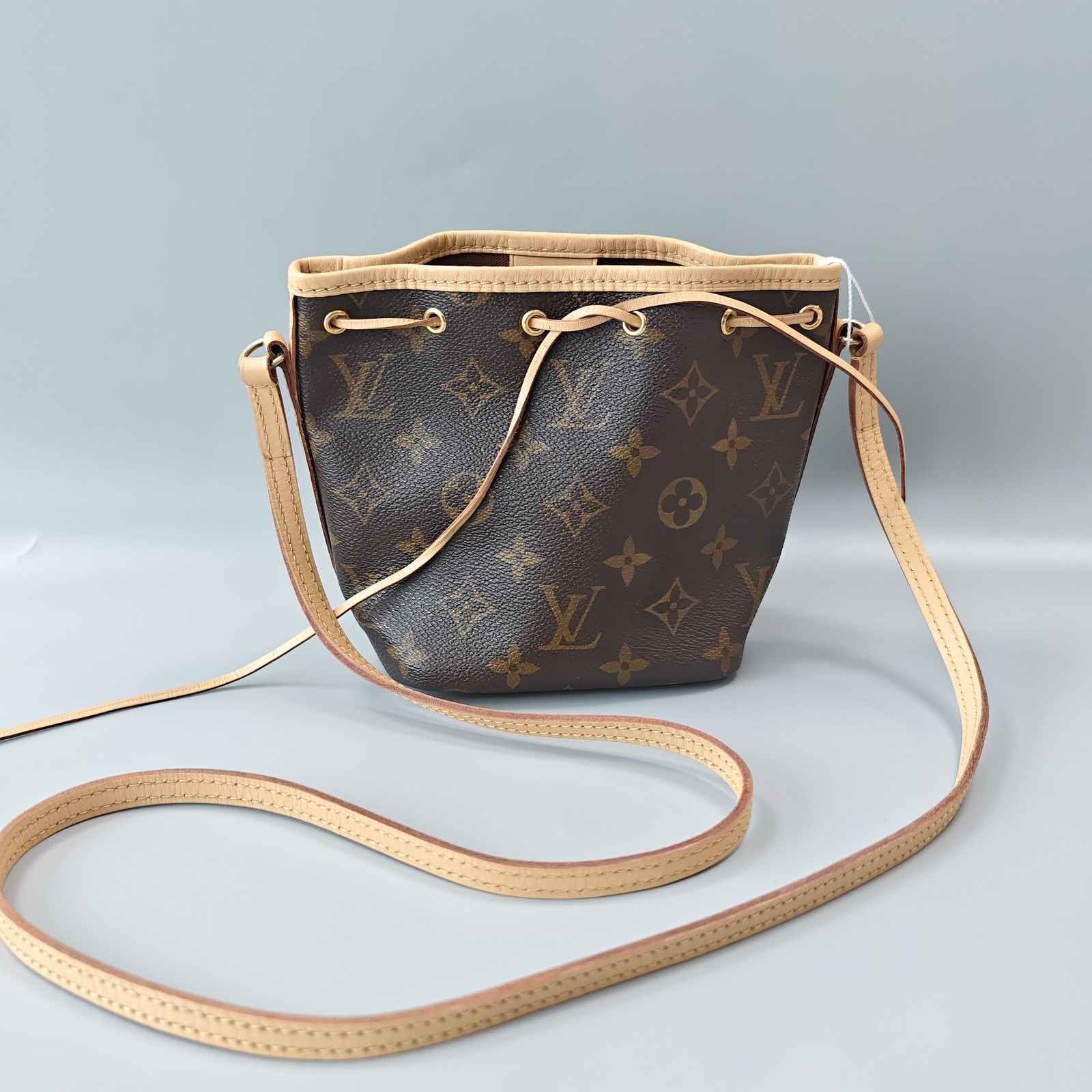 Authentic Louis Vuitton Noé Nano Bucket Bag Monogram Canvas – 100% Genuine LV