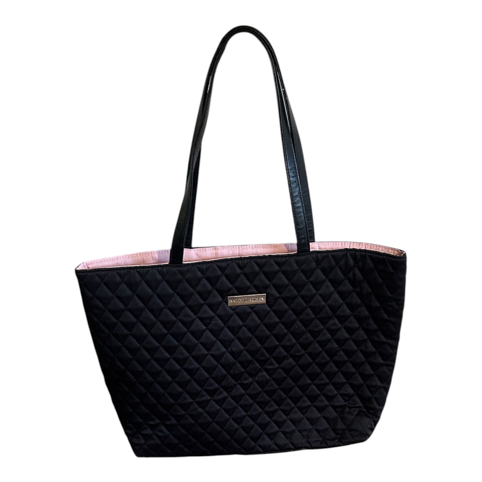 Ralph Lauren Black Quilted Purse-11.6 in x 16.7 in