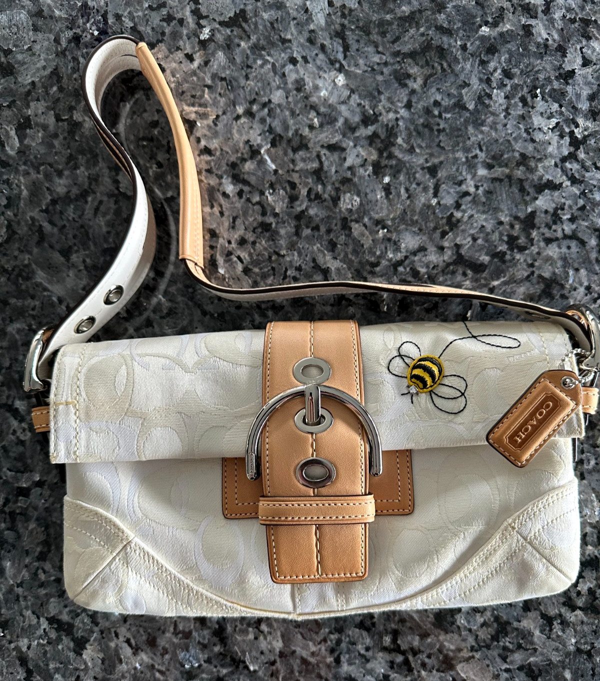 NEW Vintage Limited Edition Coach Soho Flap Bumble Bee
