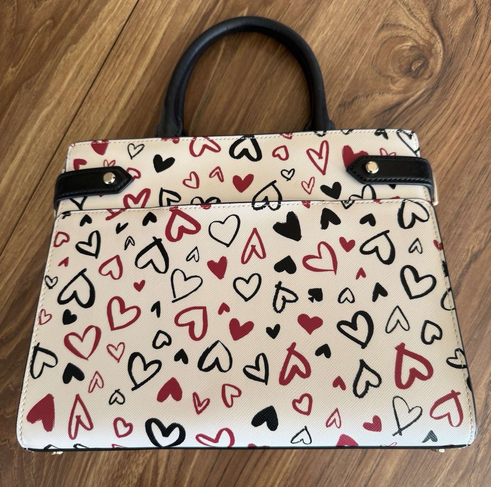 Kate Spade New York Staci Heart Print Satchel
