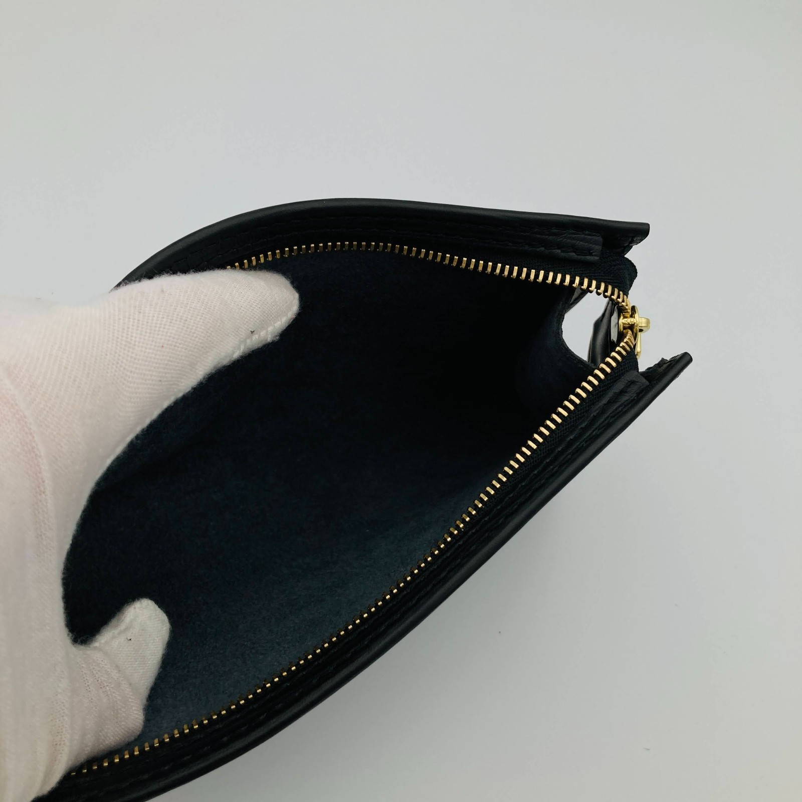 Louis Vuitton Epi Pochette Accessoires Noir Black Pouch Bag M52942 Mint
