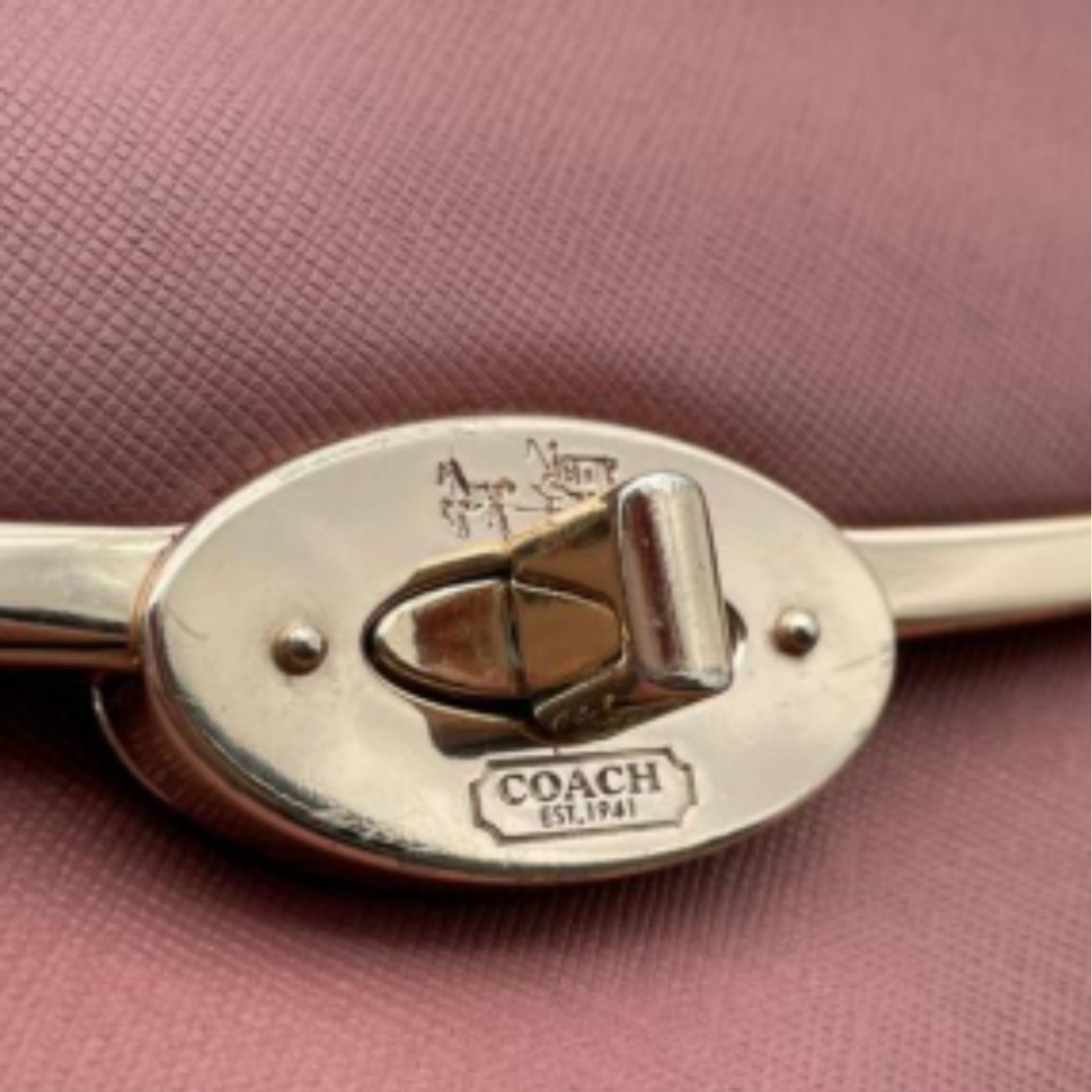 Coach Madison Madeline Satchel Pink Saffiano Leather Convertible Bag 27854