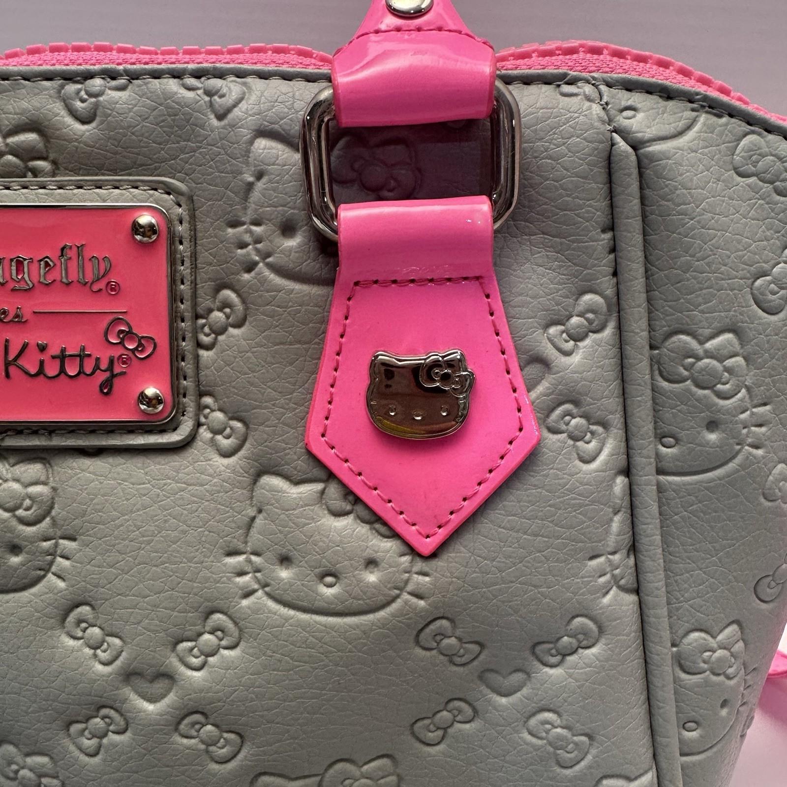 Loungefly x Hello Kitty 2013 Vintage Y2K Rare Hot Pink Crossbody Purse & Wallet