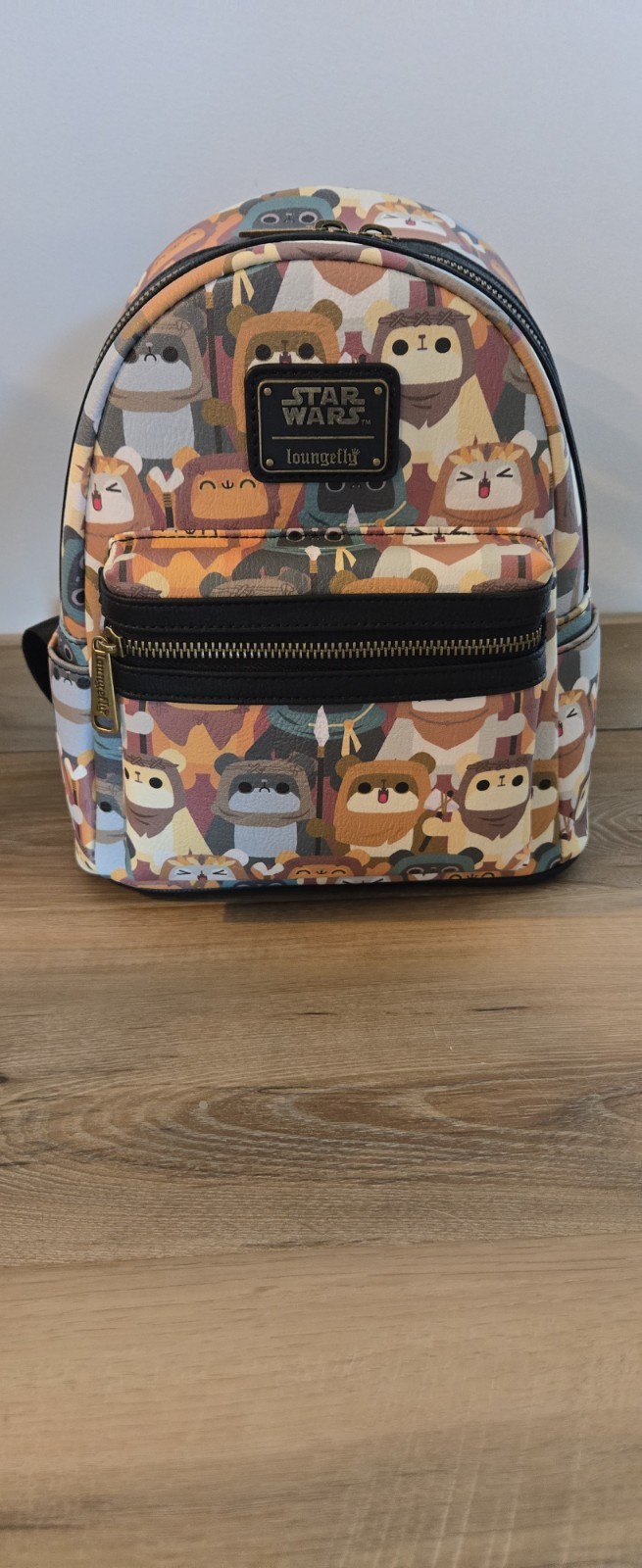 Loungefly Disney Star Wars Ewok Mini Backpack Faux Leather