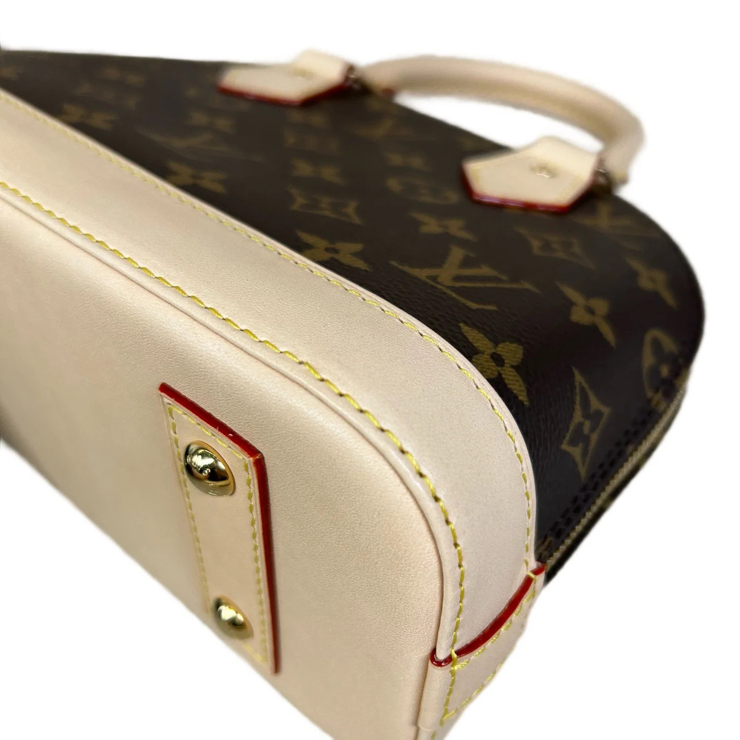 Louis Vuitton Alma Bb Brown Beige Monogram (dh071426h8r)