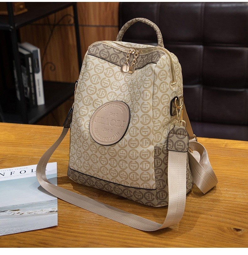 Women Leather Backpack Purse Large Capacity Travel Shoulder Bag Fashion Rucksack