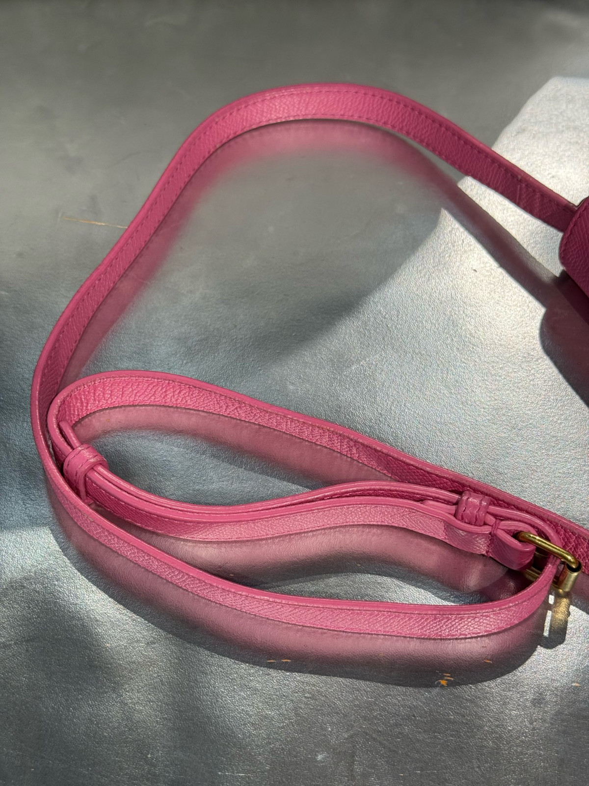 Authentic Balenciaga Saddle Bag Leather Crossbody Bag Rose Pink Gold-Tone eBay