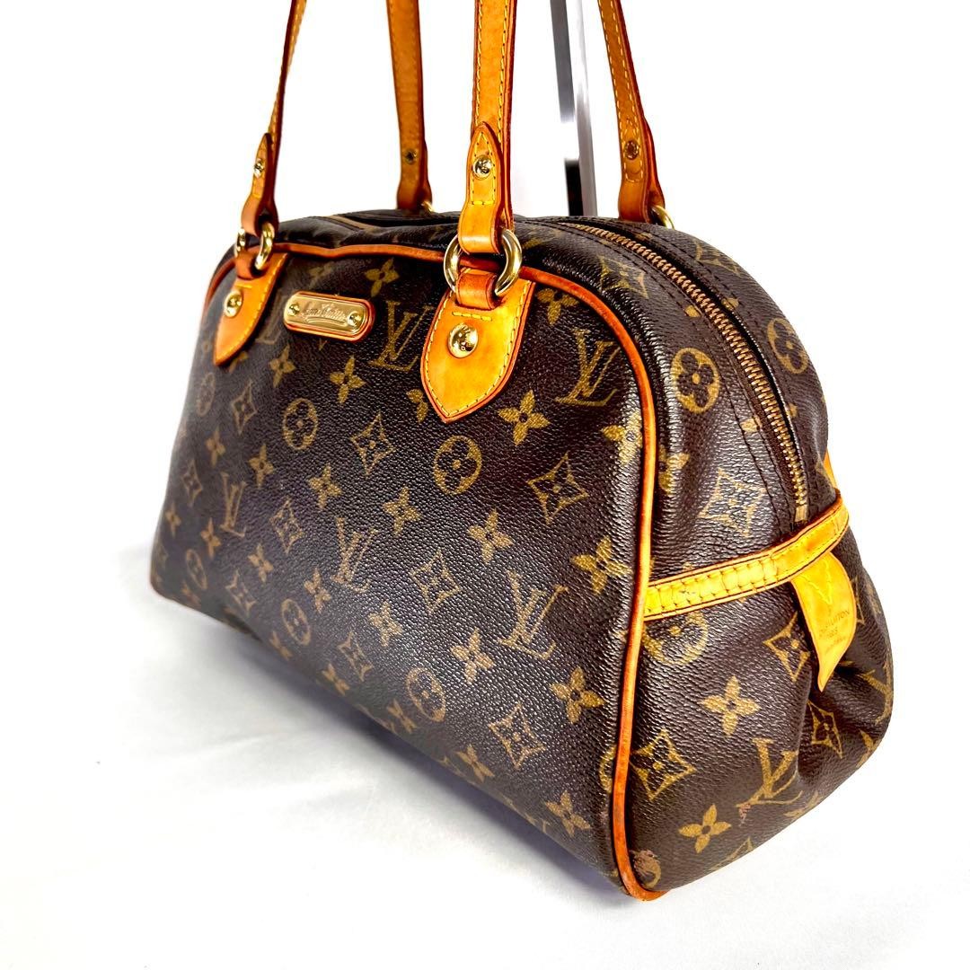 LOUIS VUITTON Monogram Montorgueil PM M95565 Handbag / Mini Boston Bag DDP Used