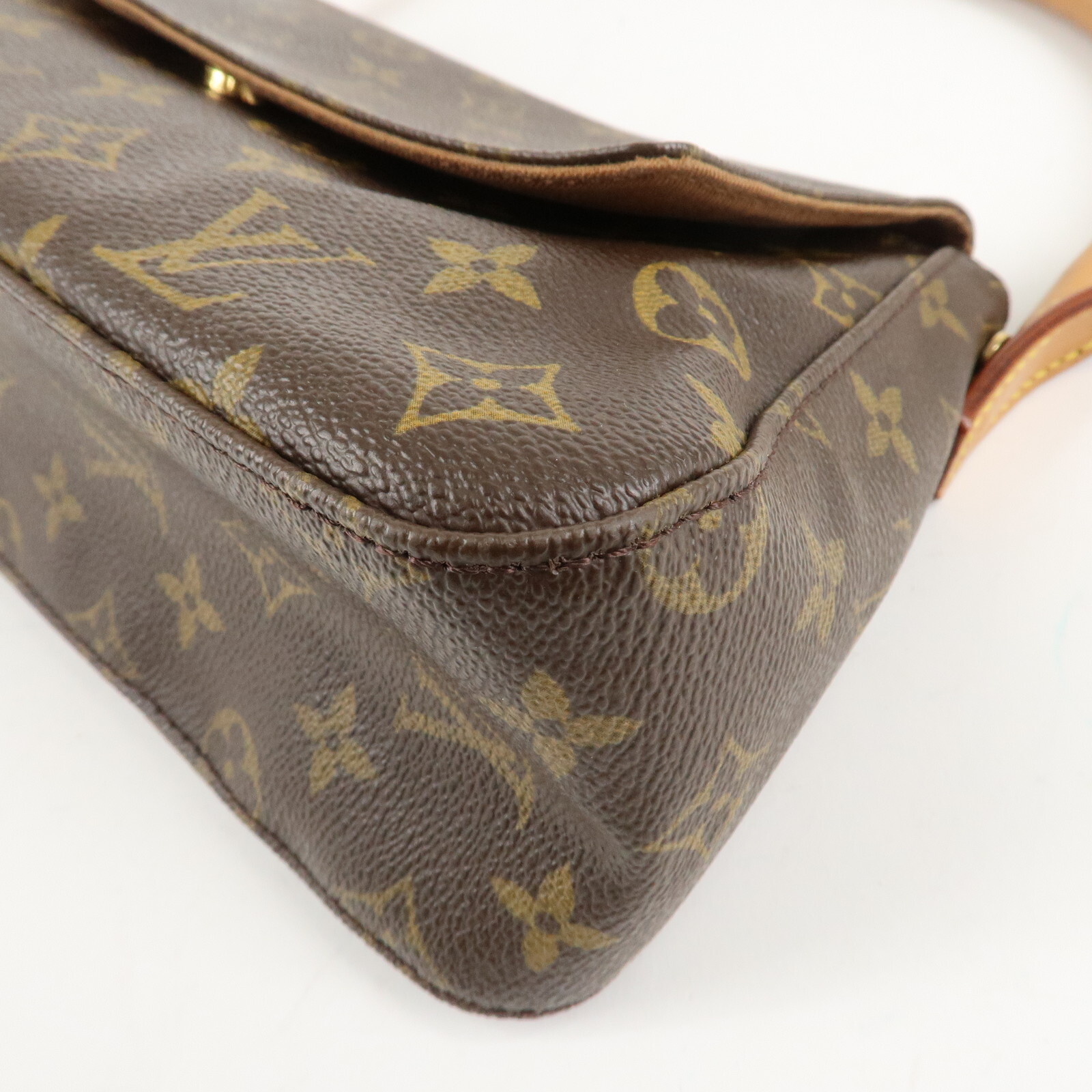 Louis Vuitton Monogram Mini Looping Shoulder Bag Hand Bag M51147 Auth Used