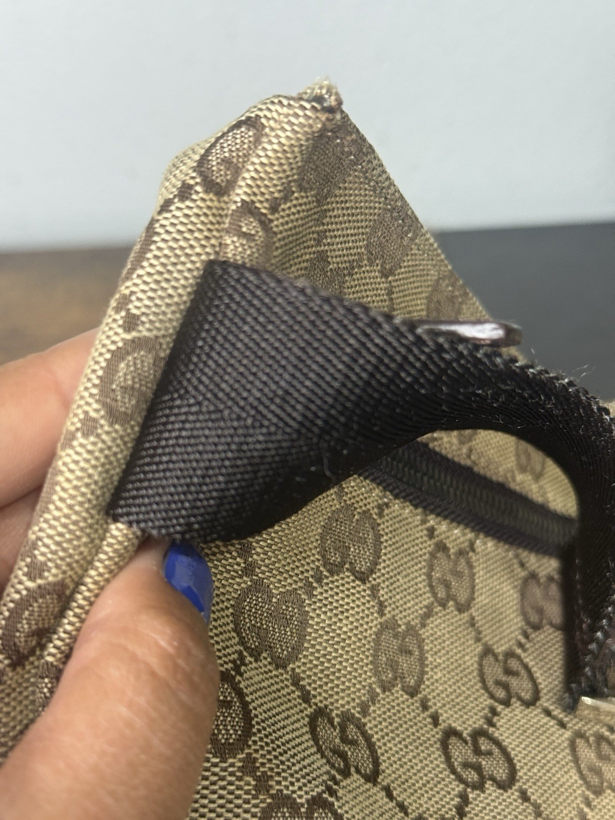 Gucci GG Belt Bag Medium Beige/Brown Canvas/Leather