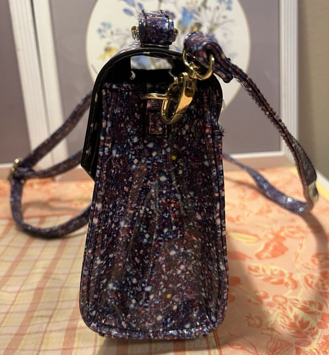 Luv Betsey Johnson Purple Jelly Urban Outfitters Exclusive Crossbody Shoulder