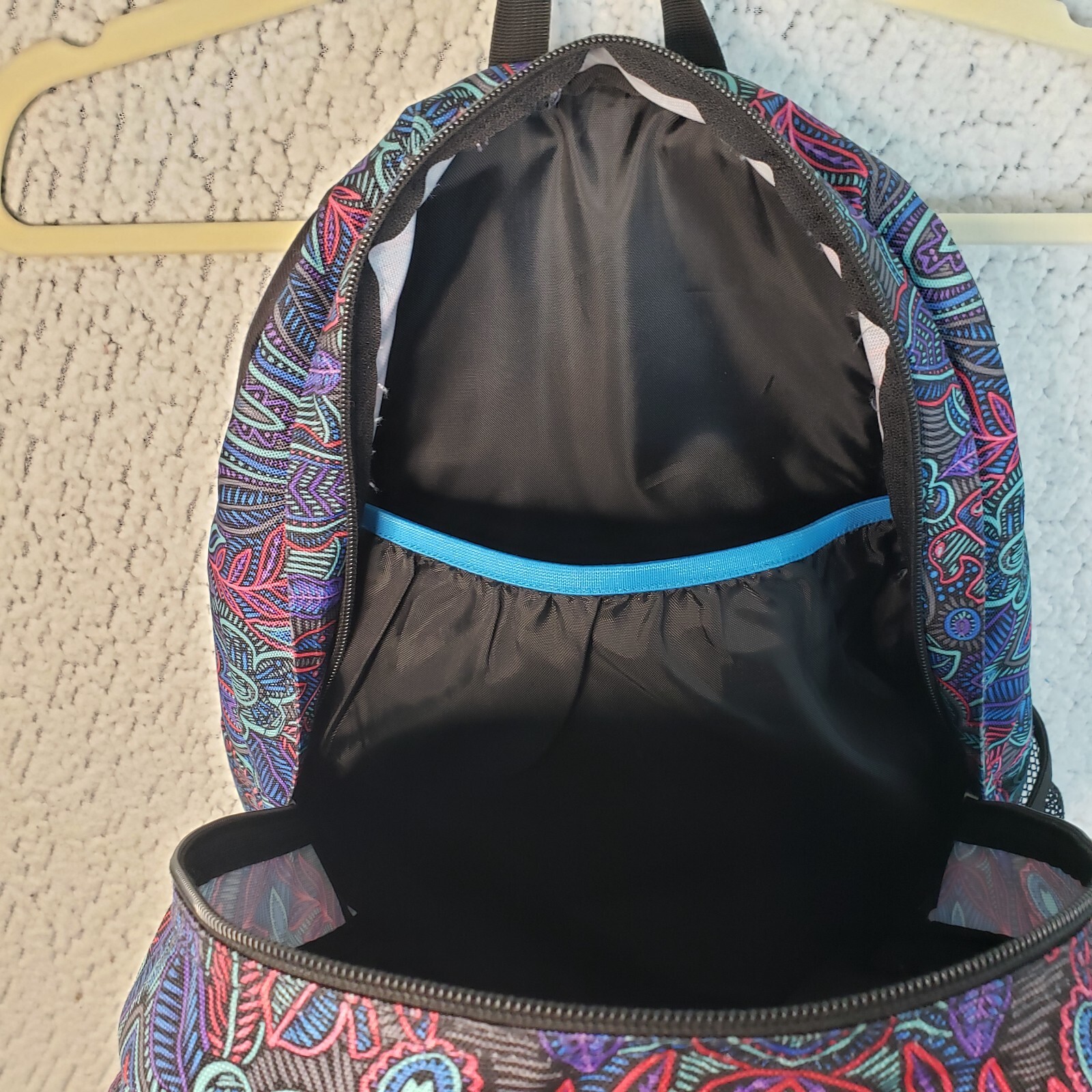 Trans by JanSport Backpack Multicolor Floral Boho Print Unisex 17in School Bag