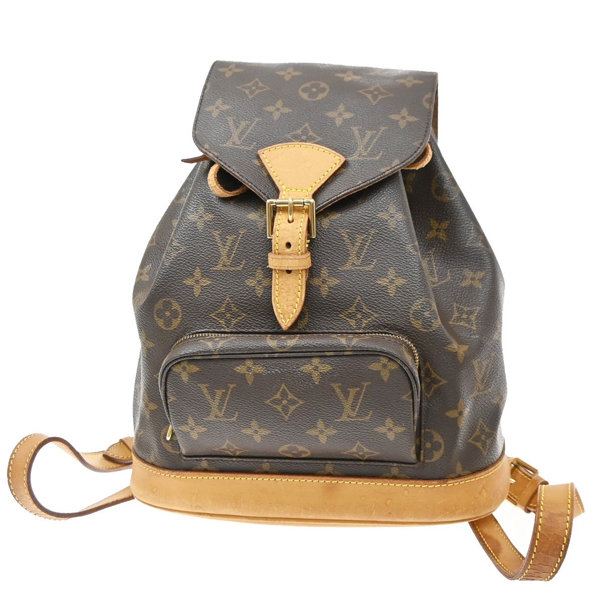 LOUIS VUITTON Montsouris MM Backpack Bag Monogram M51136 France 72KD506
