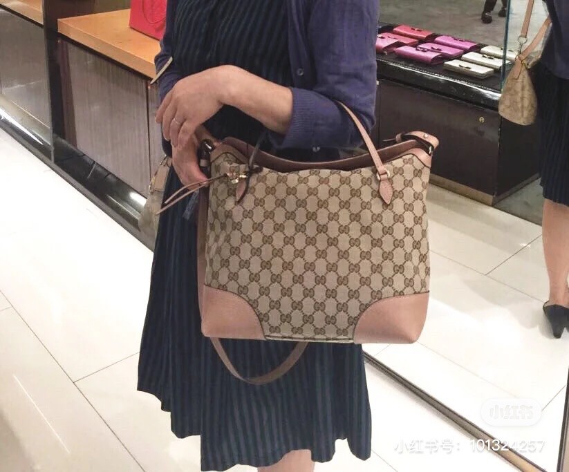Gucci Pre-Owned Authentic Tote Brown 323673-KH1BG-9783 Canvas
